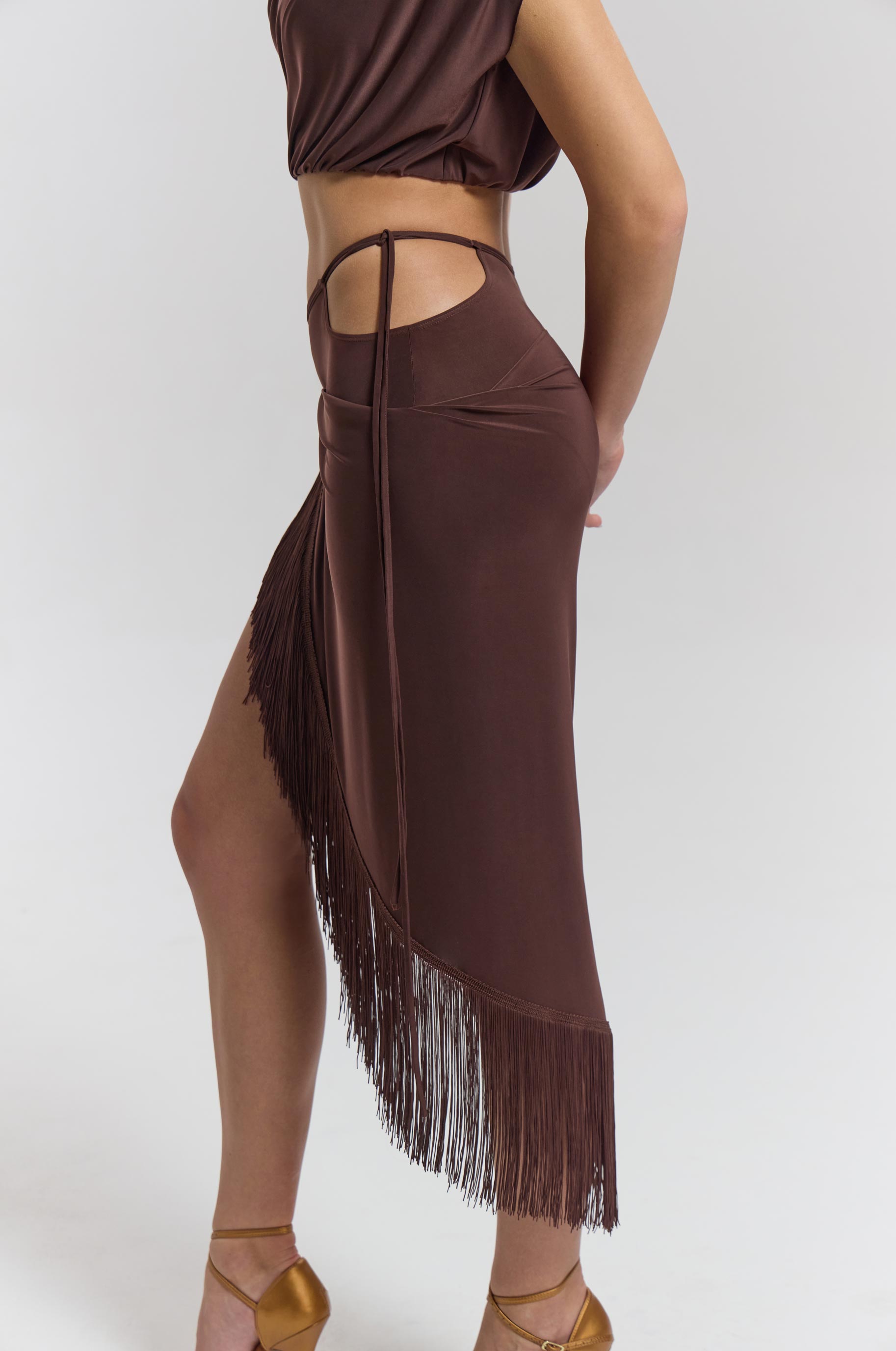 Юбка Tones для бальных танцев, цвет Черный 