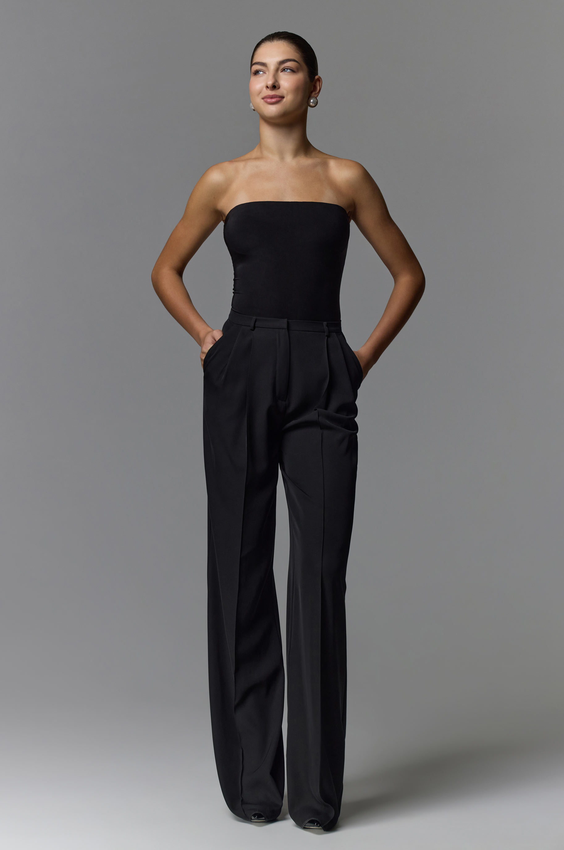 Боди Вибрант Блэк для бальных танцев, цвет Черный 