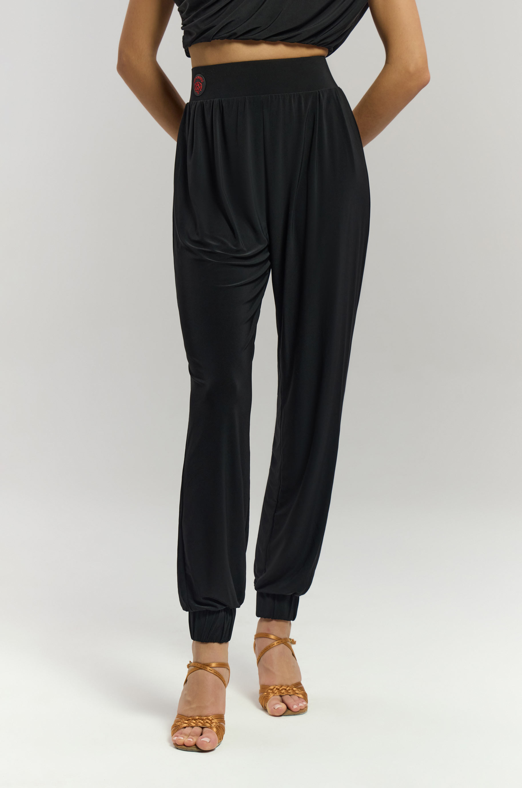 Женские Брюки Classic Latin для бальных танцев, цвет Черный 