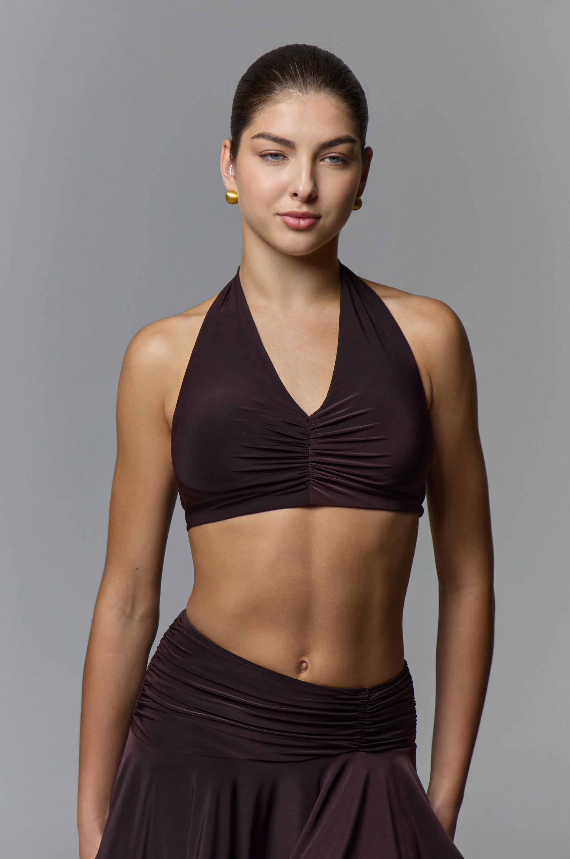 Юбка Kilt Brown для бальных танцев, цвет Коричневый 