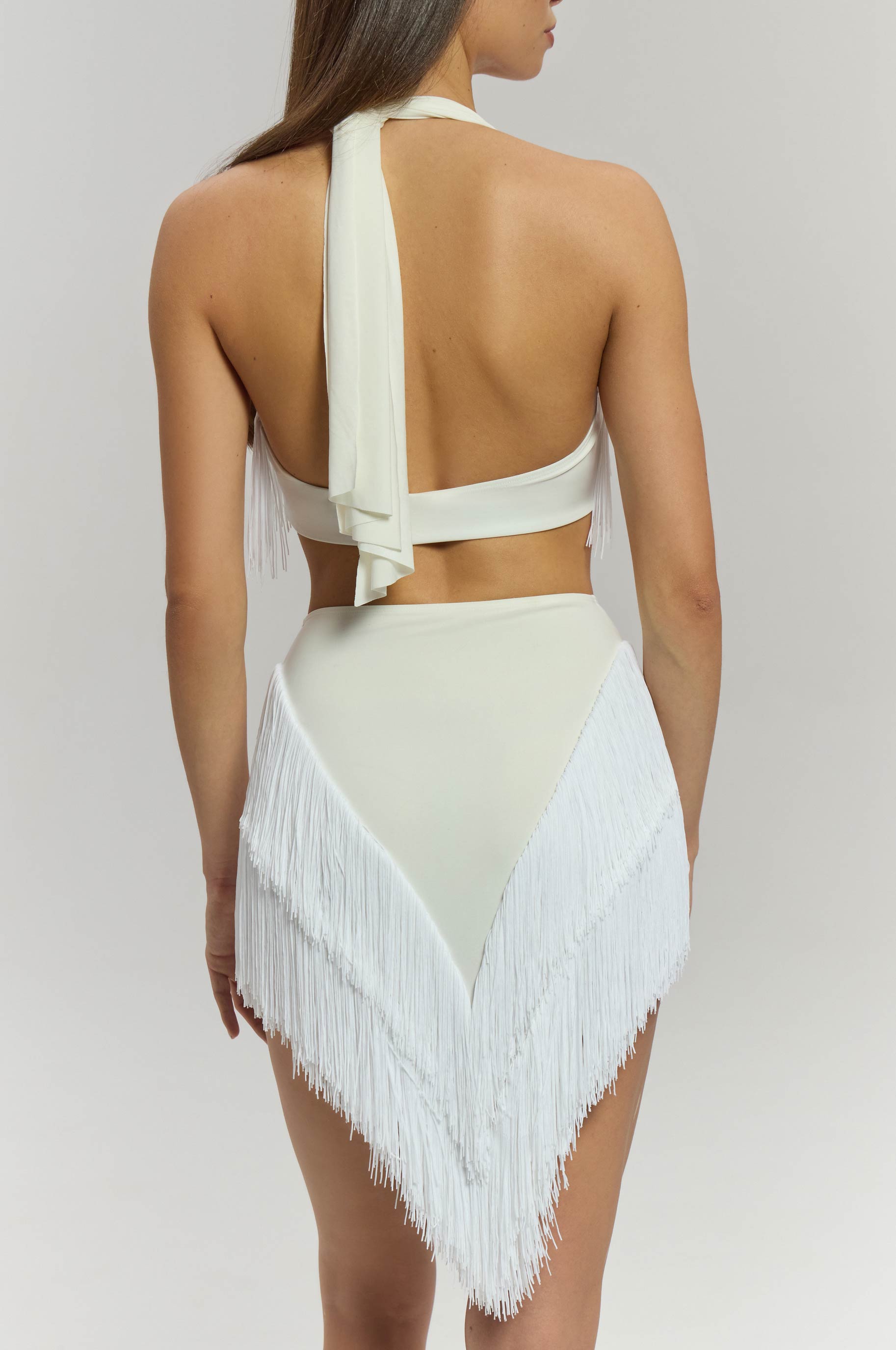 Юбка Момент для бальных танцев, цвет Белый 