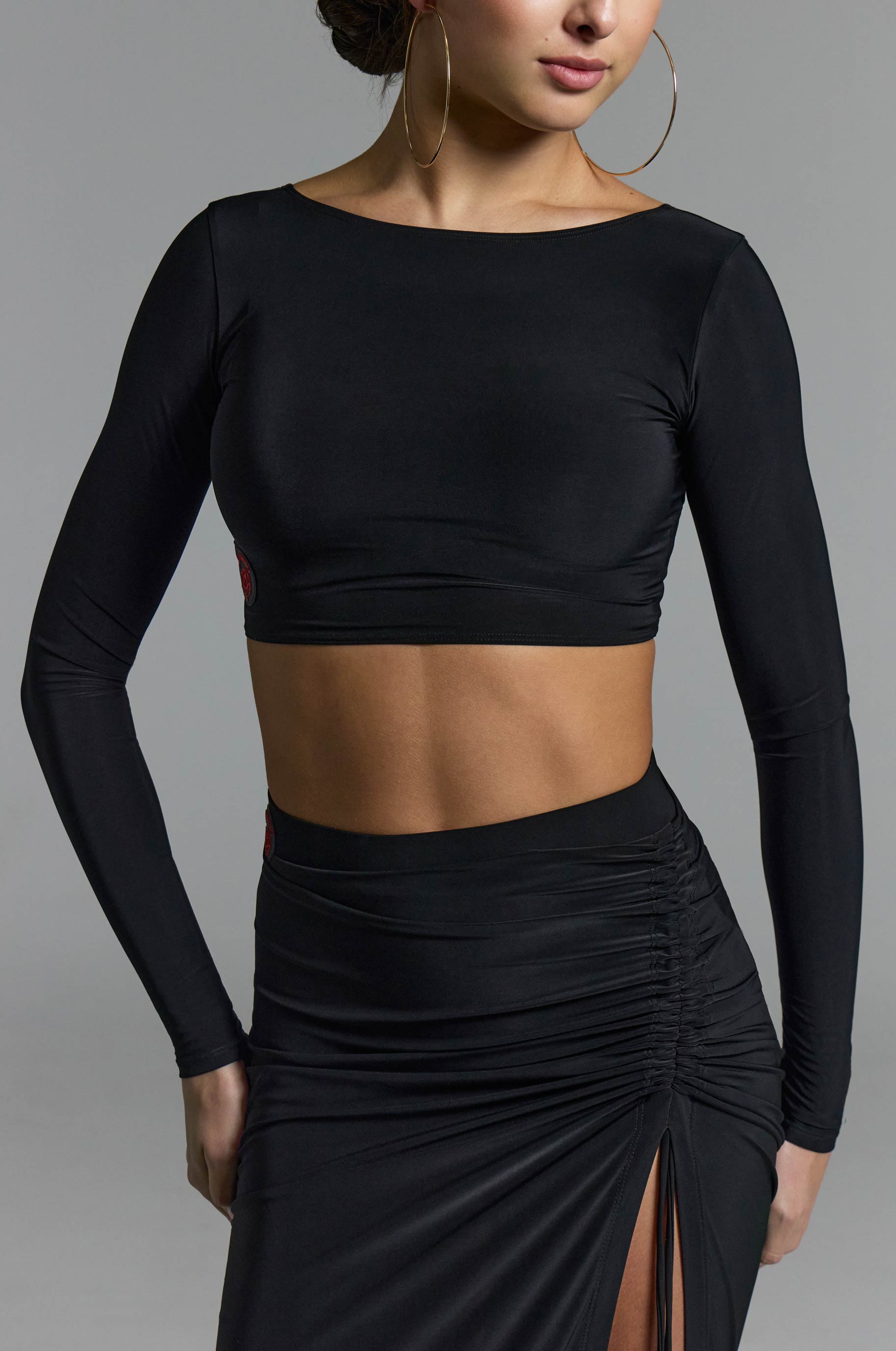 Топ Cutie Solid для бальных танцев, цвет Черный 