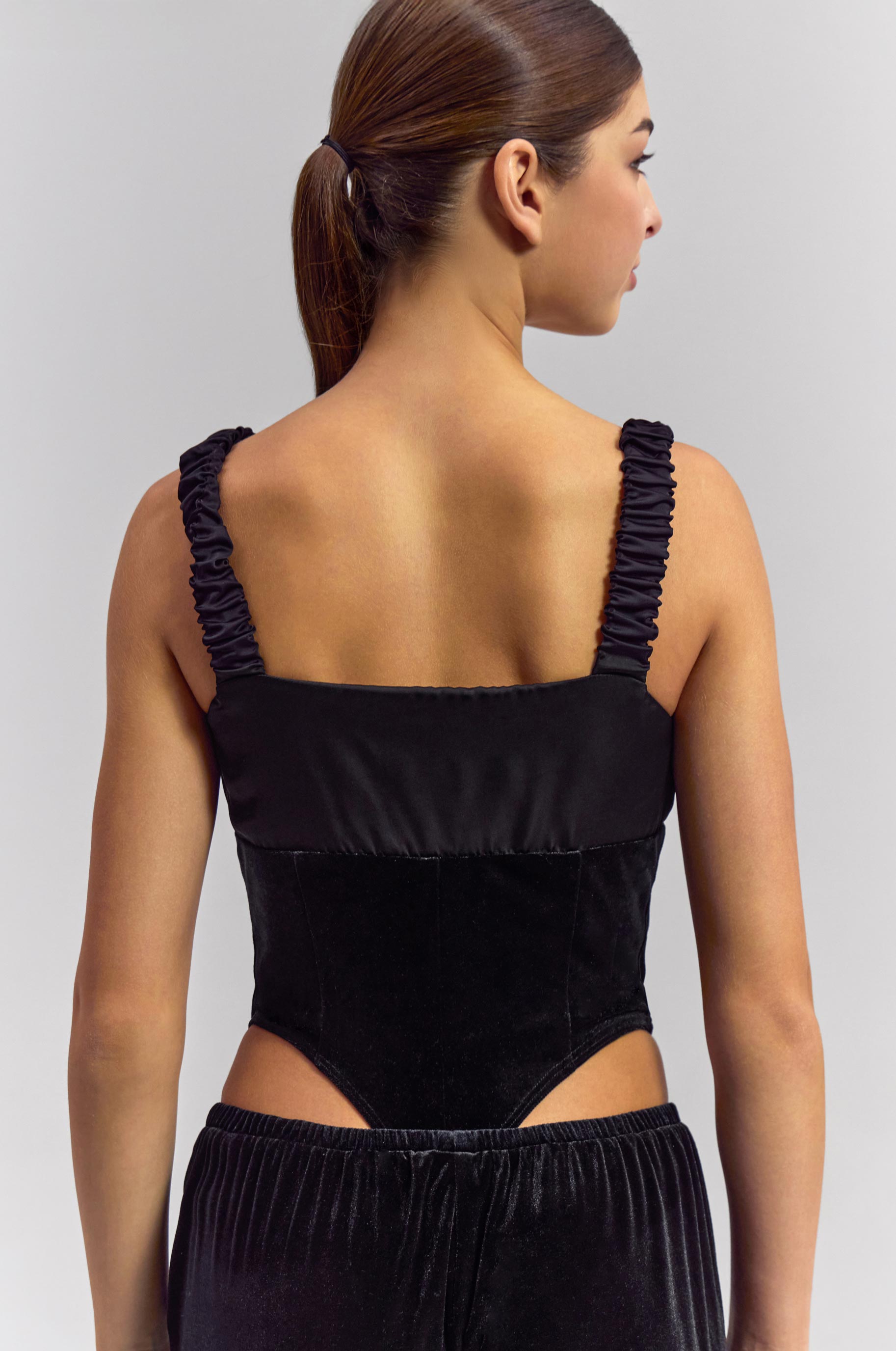Боди Hazy для бальных танцев, цвет Черный 