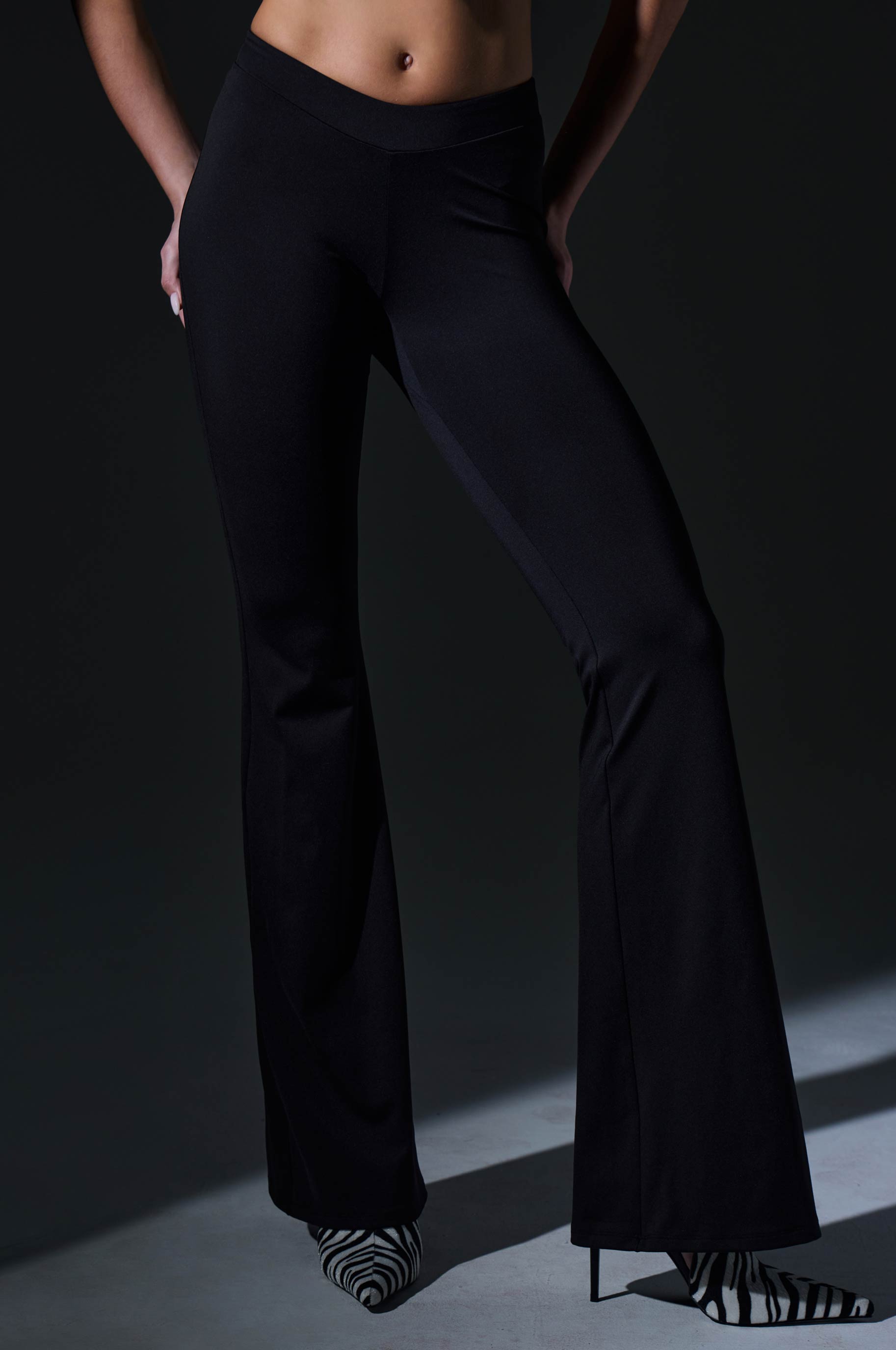 Брюки Люмен для бальных танцев, цвет Черный 