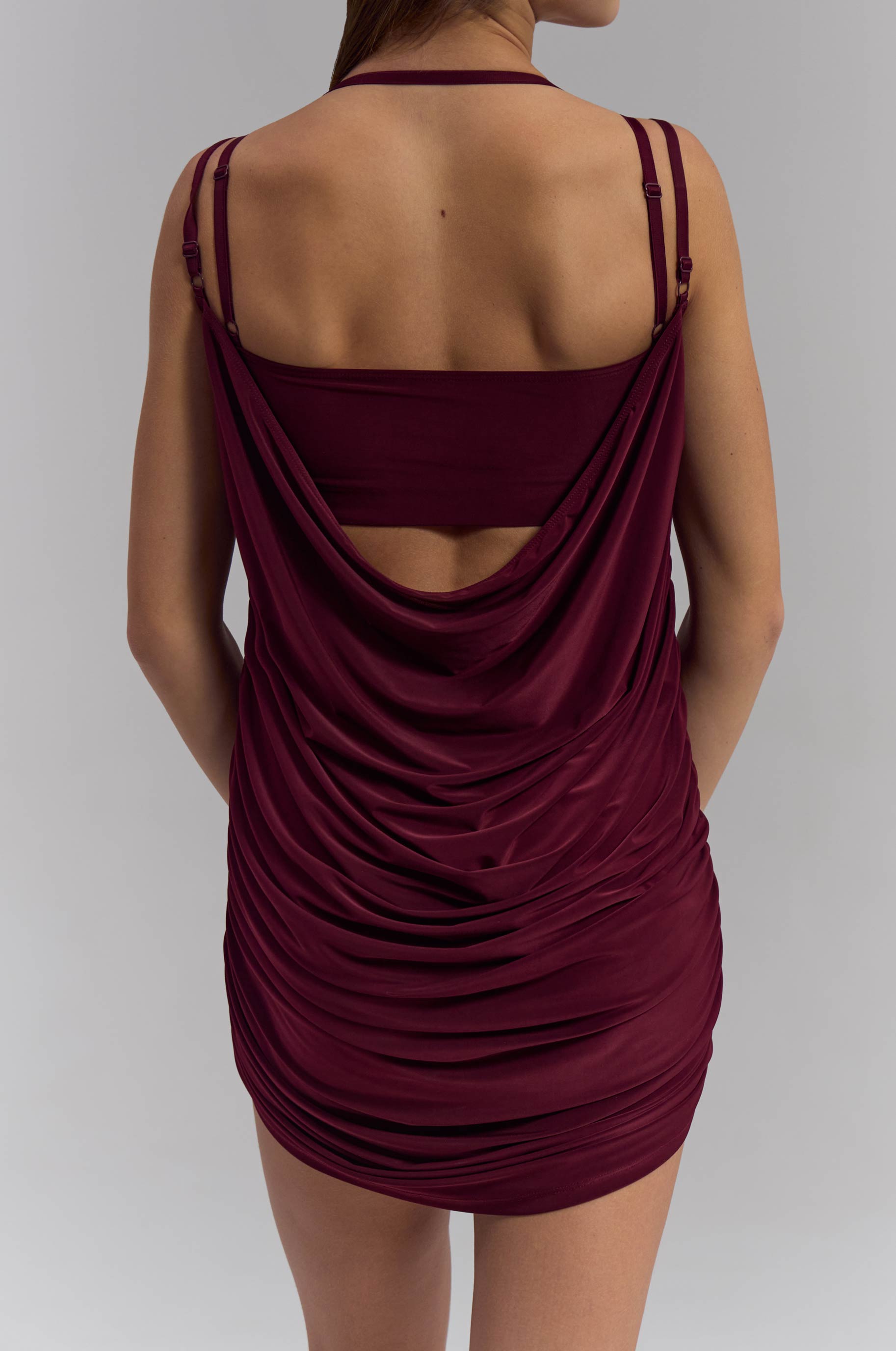 Платье Glass Burgund для бальных танцев, цвет Красный 