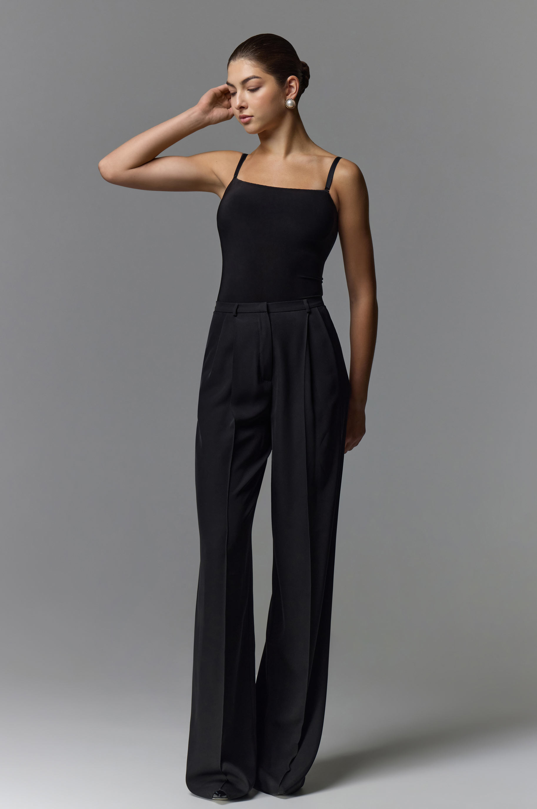 Боди Вибрант Блэк для бальных танцев, цвет Черный 