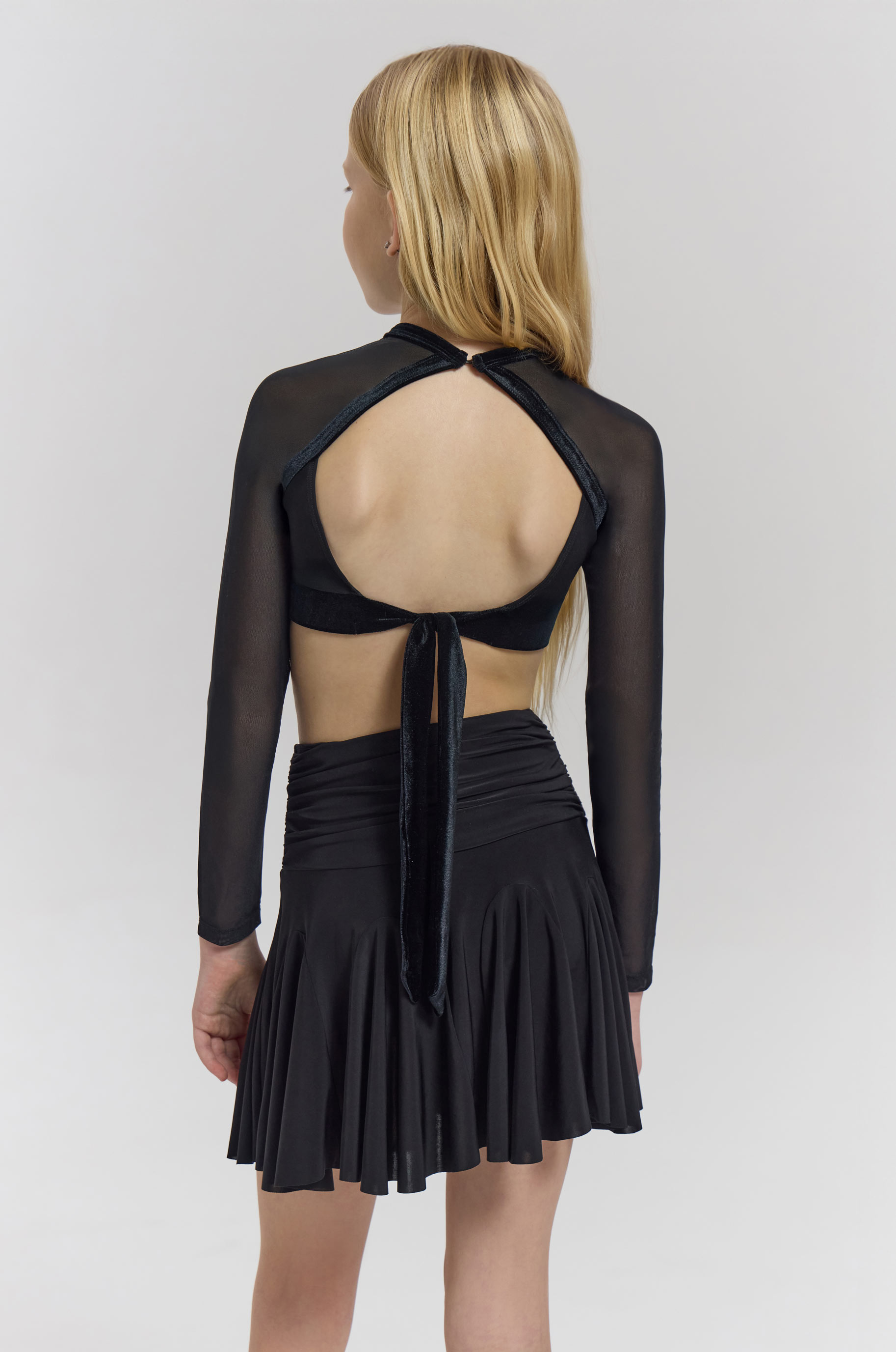 Юбка Excellence Kid для бальных танцев, цвет Черный 