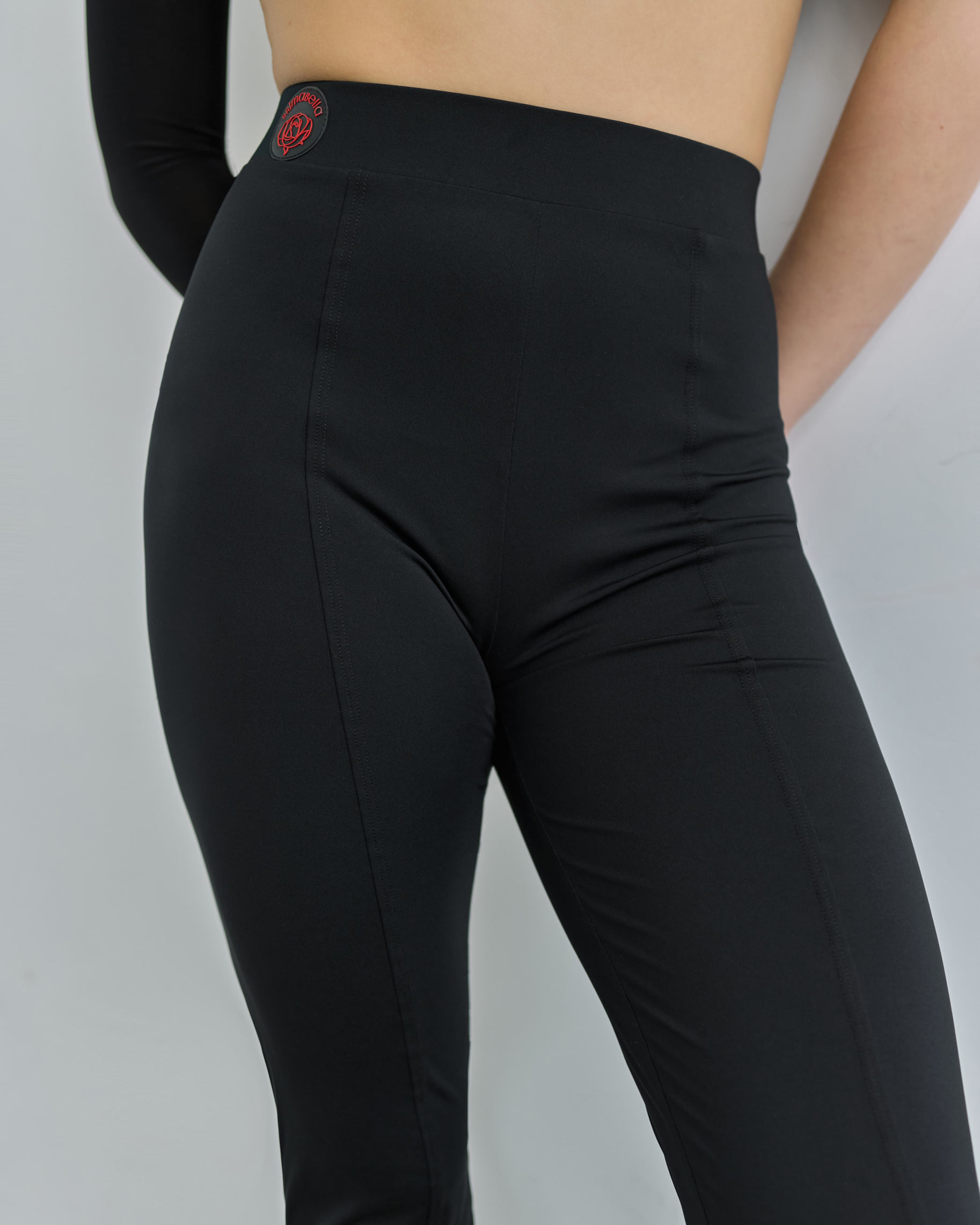 Брюки Slim для бальных танцев, цвет Черный 
