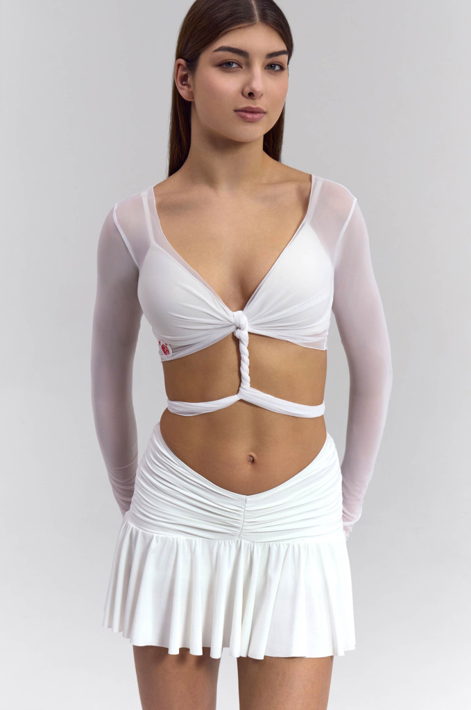 Top Bolero White