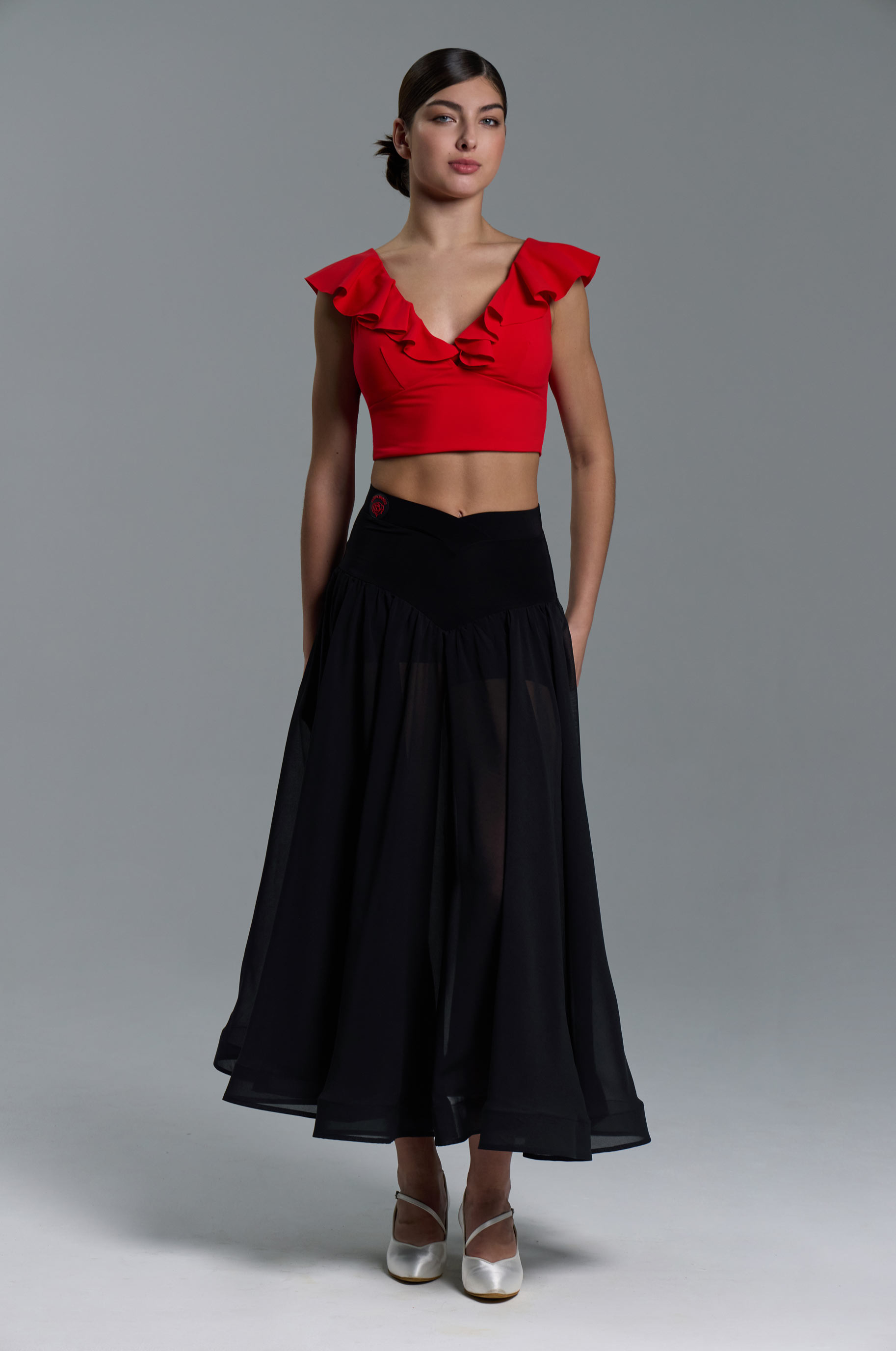 Юбка Piquanta для бальных танцев, цвет Черный 