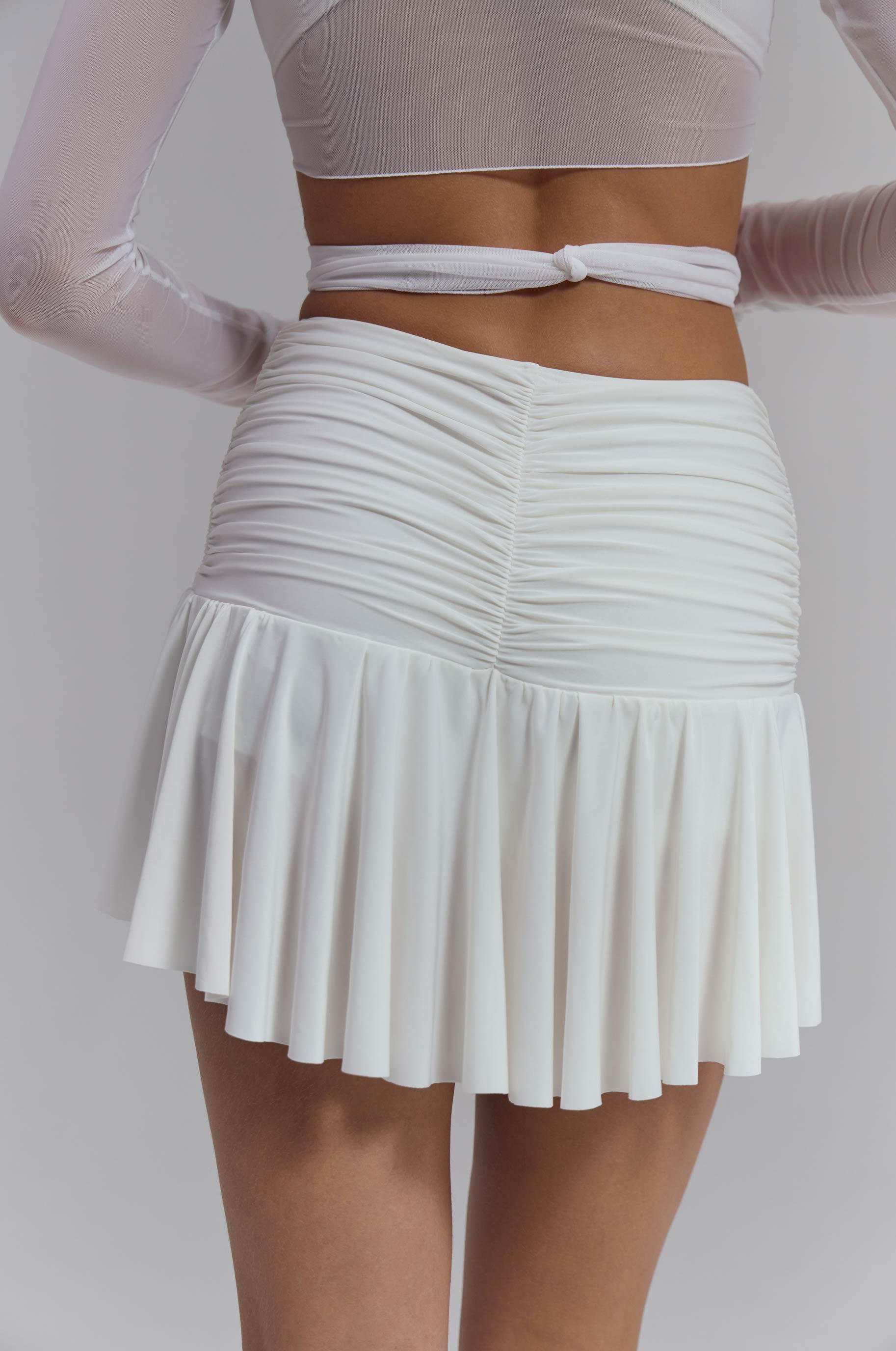 Юбка Vast White для бальных танцев, цвет Белый 