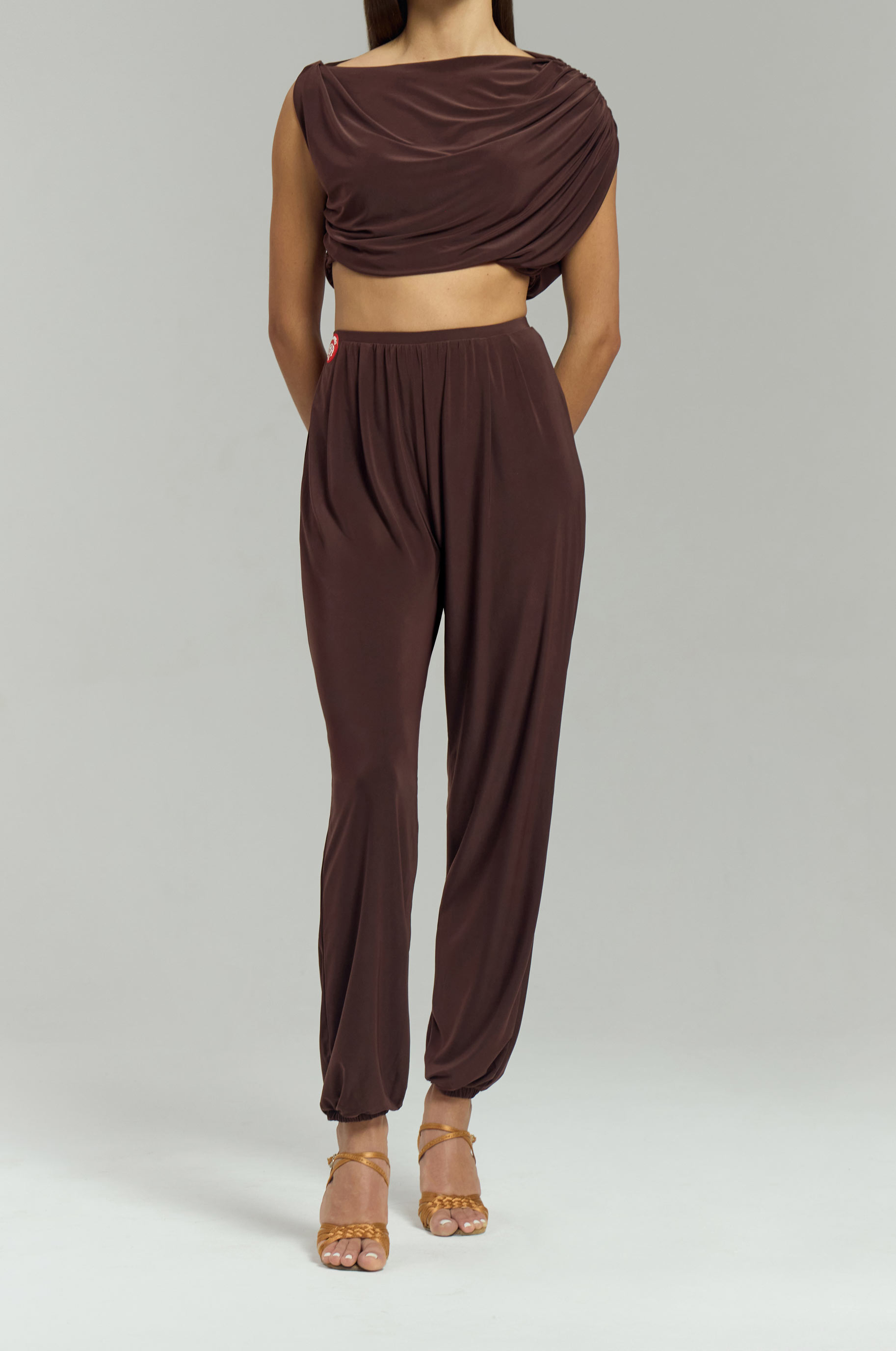 Топ Looks для бальных танцев, цвет Шоколадный 