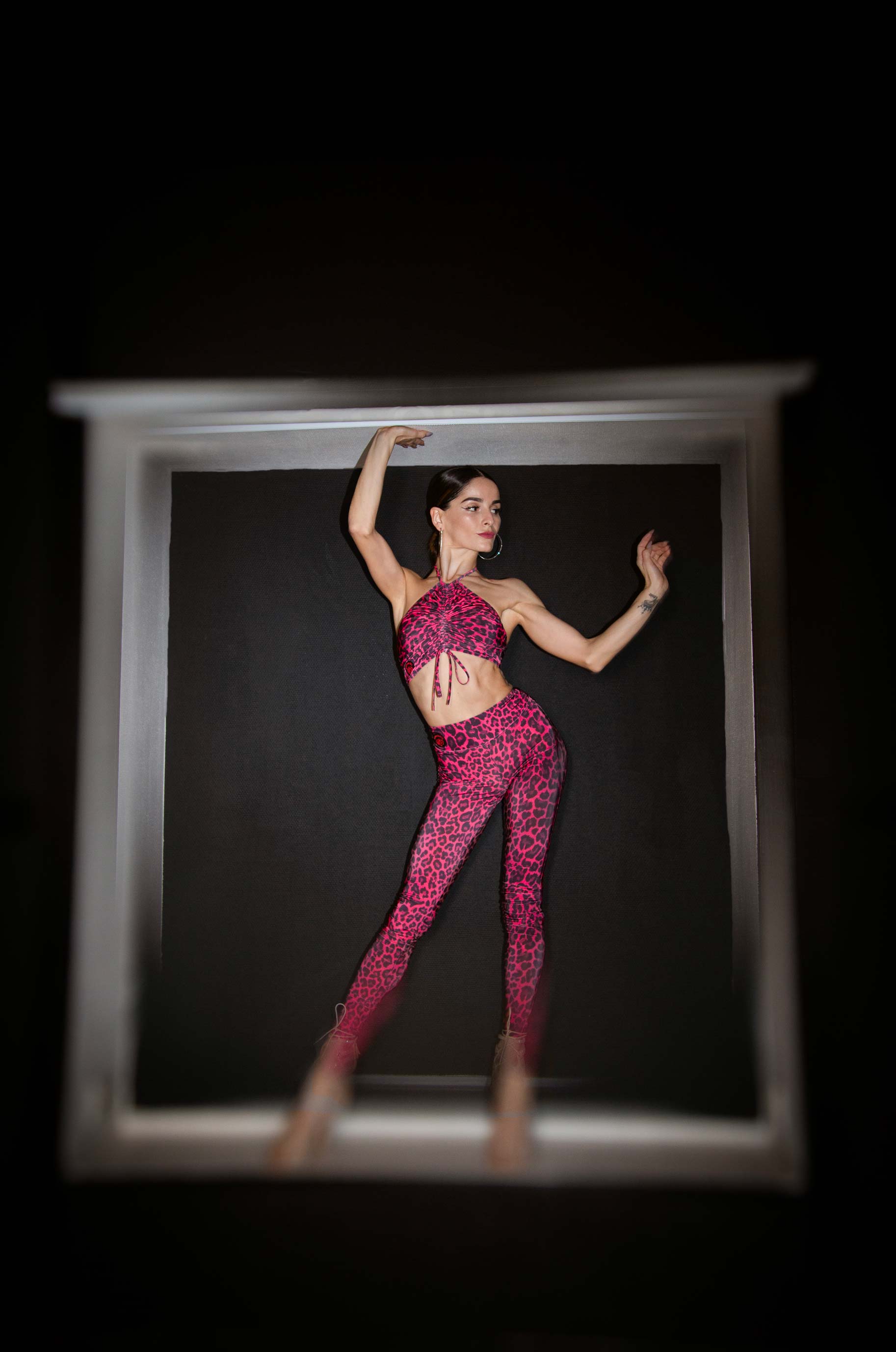 Leggings Shapes Berry Leo