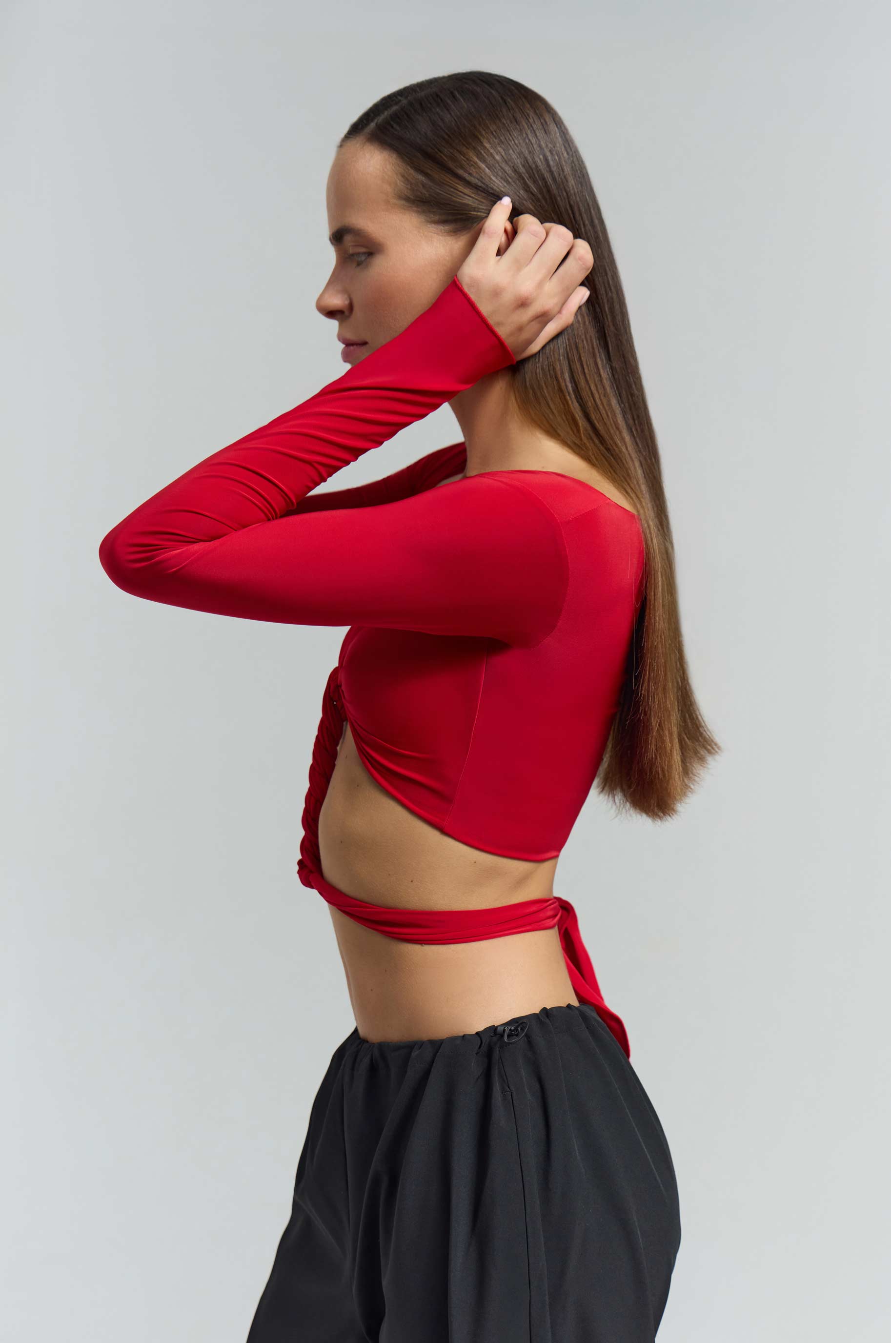 Top Bolero Red