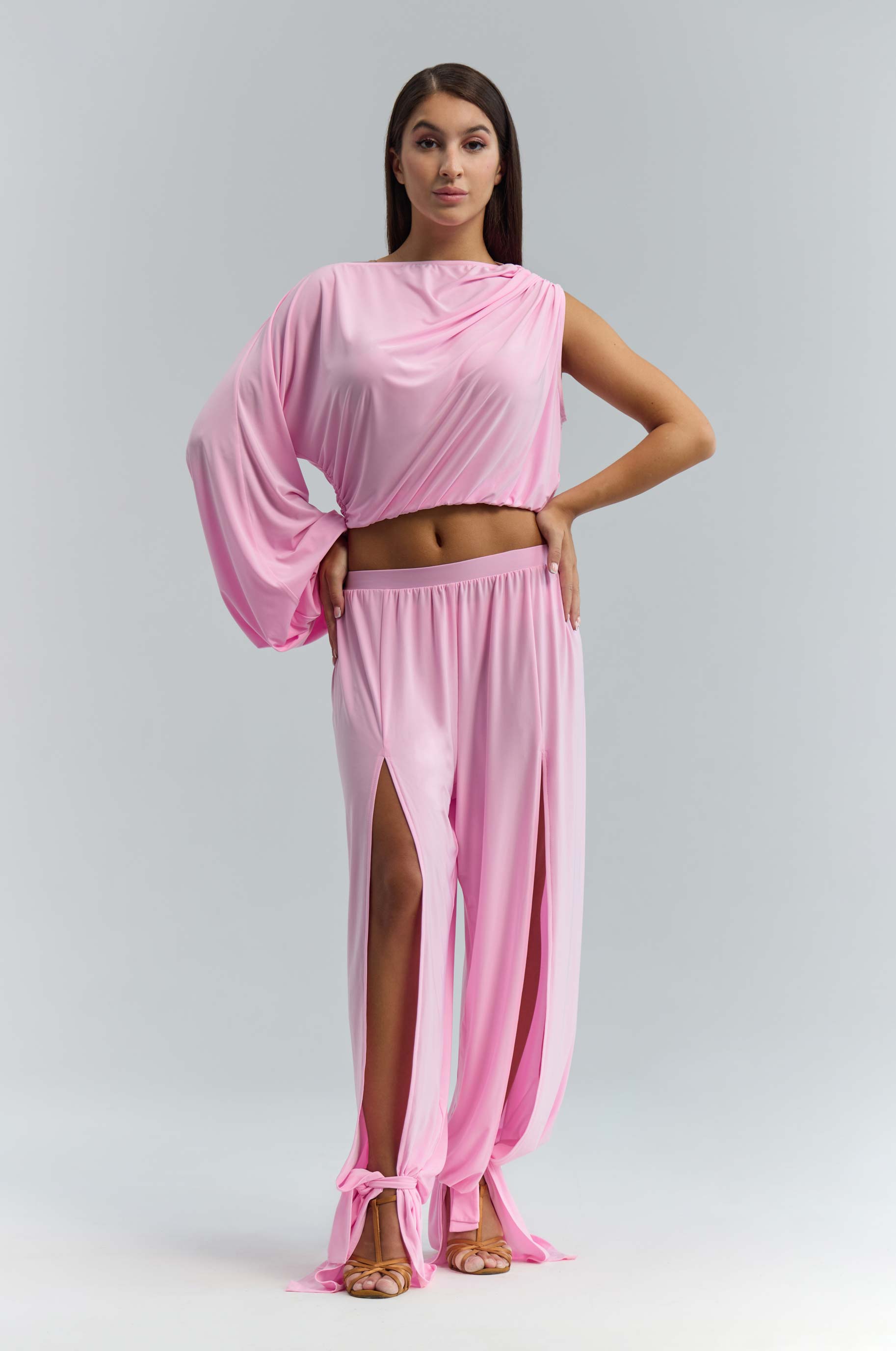 Топ Fancy Pink для бальных танцев, цвет Розовый 