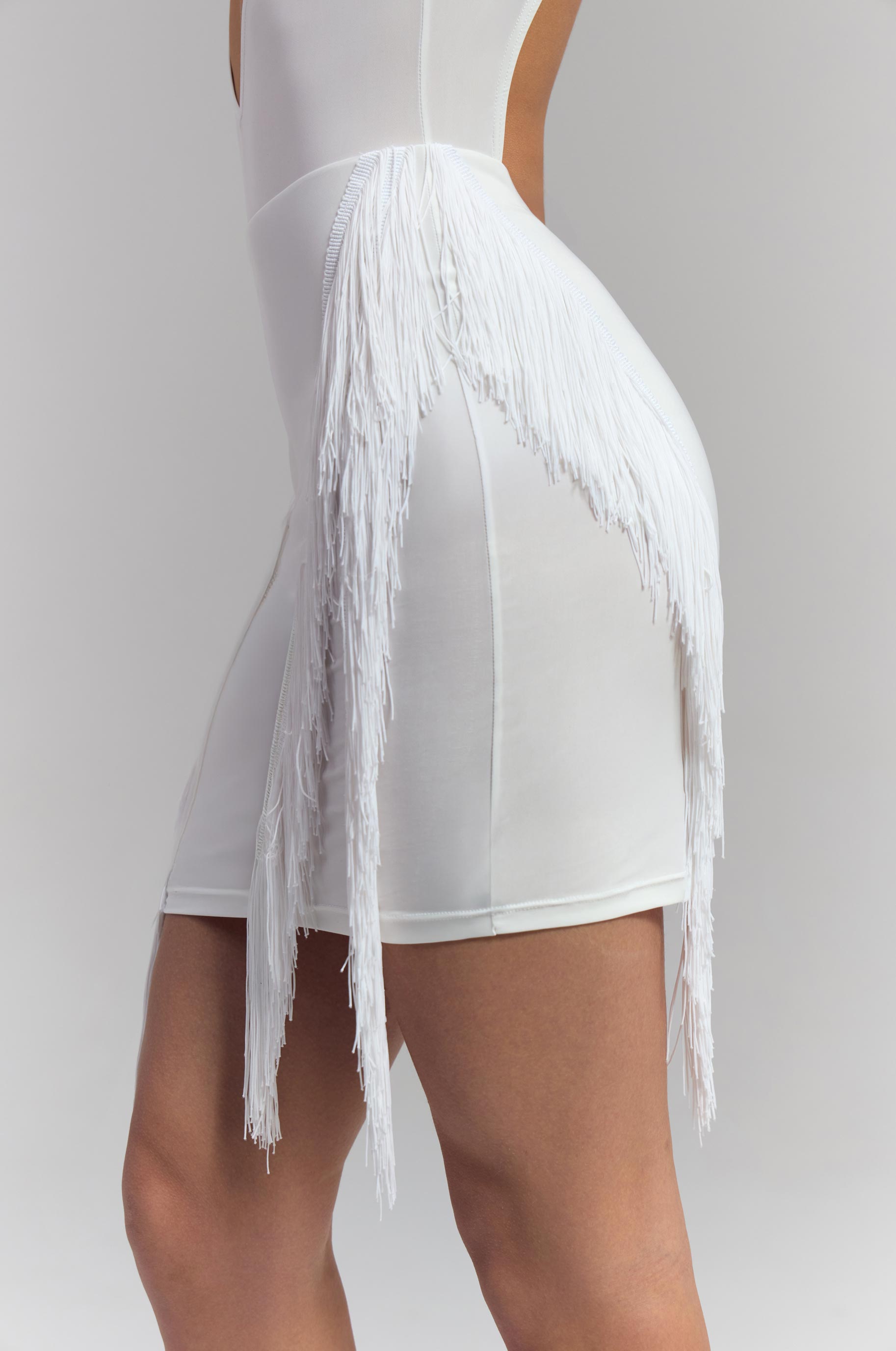 Платье Flair White для бальных танцев, цвет Белый 