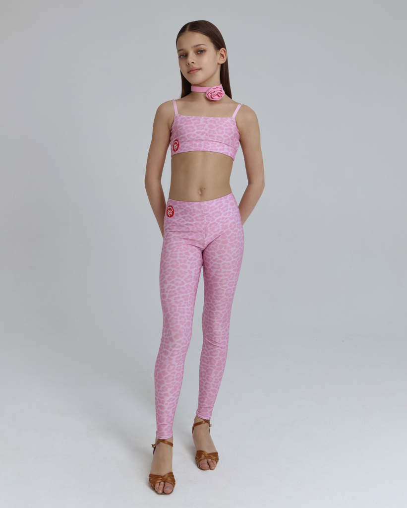 Leggings Pink Leo Kid