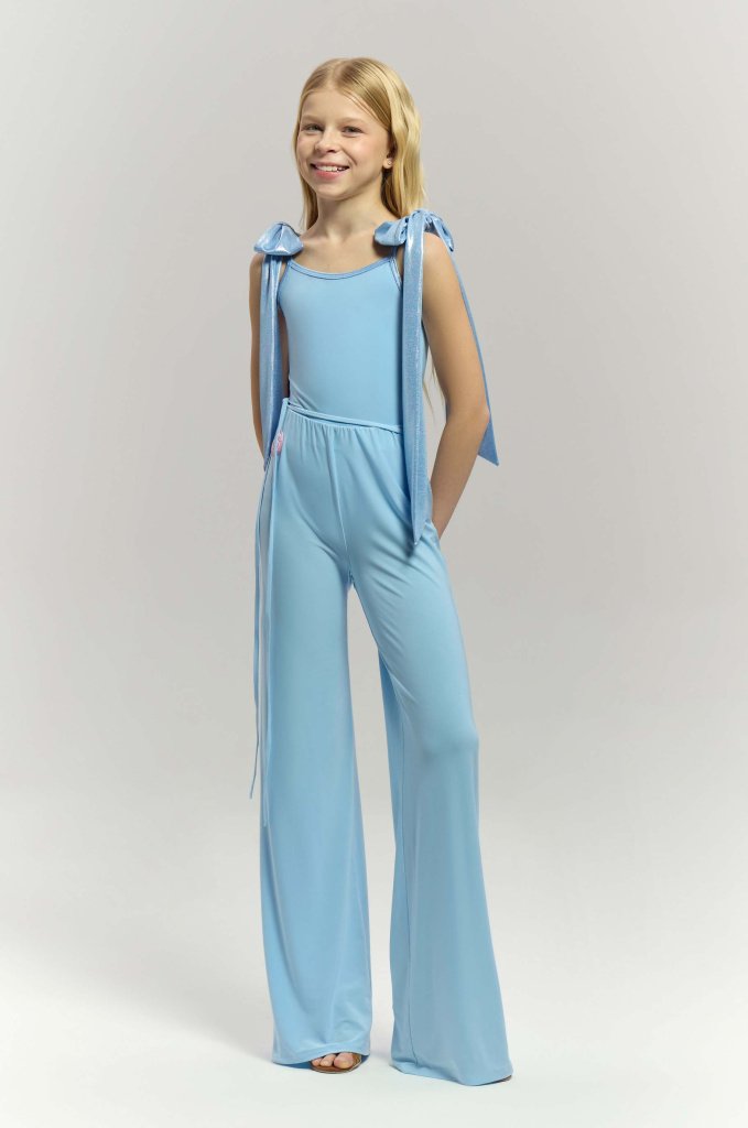 Trousers Peach Blue Kid