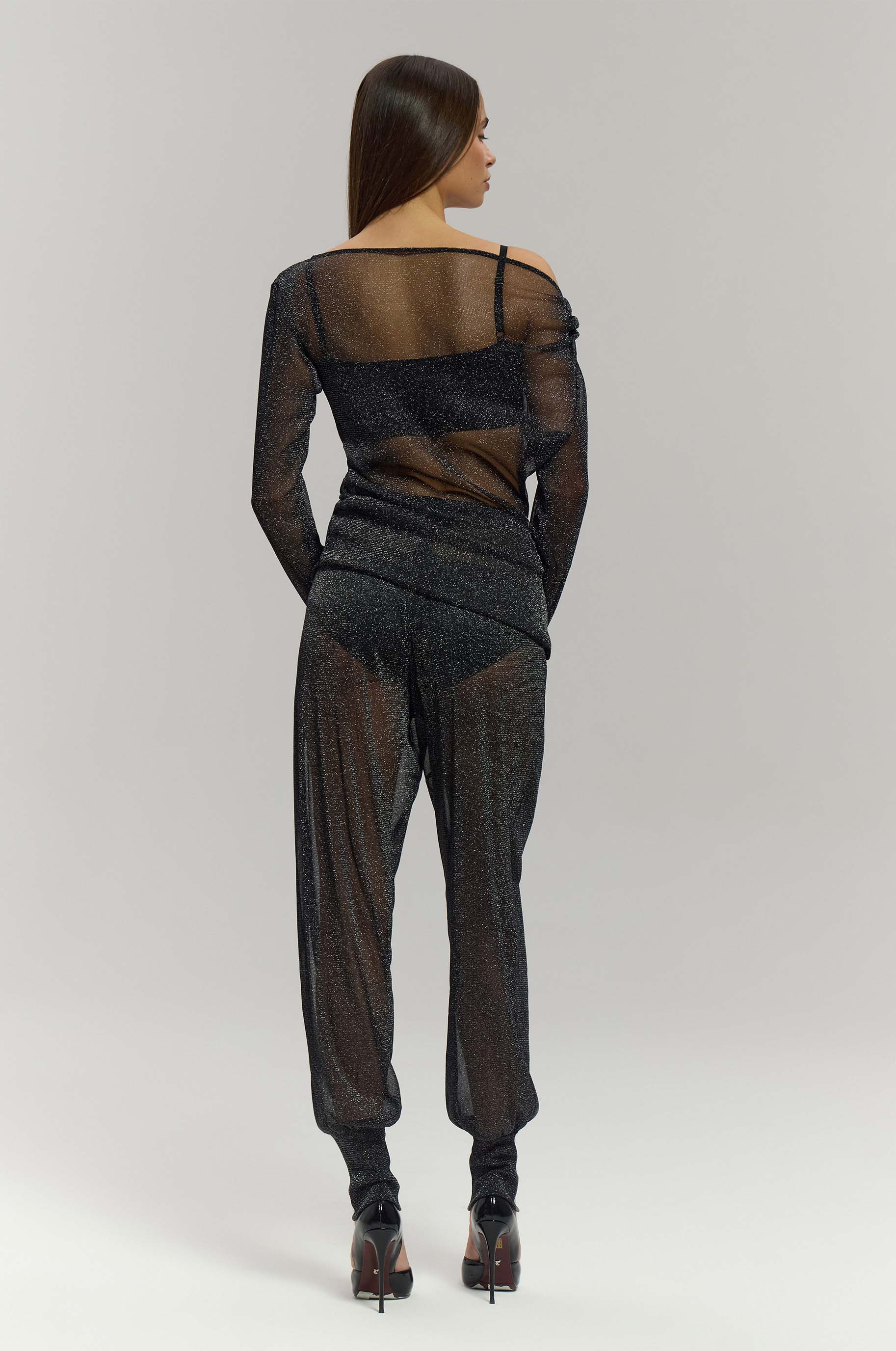 Лонгслив Brilliant для бальных танцев, цвет Черный 