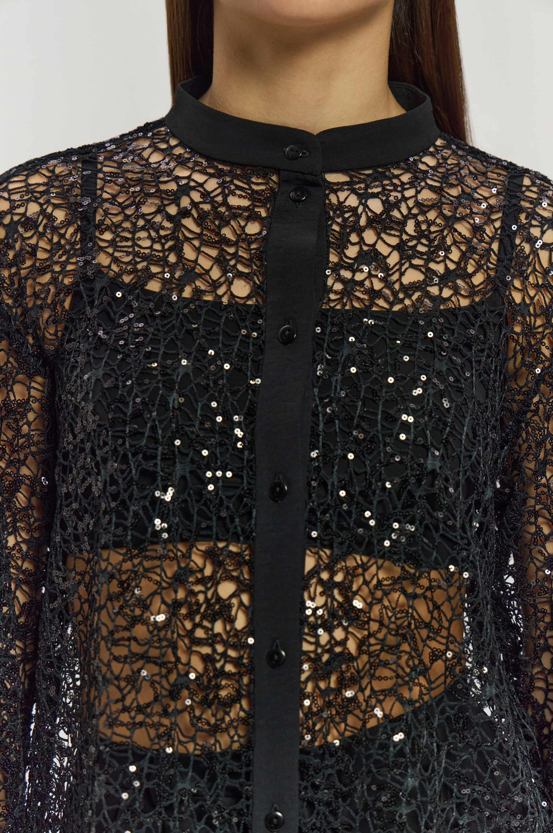 Рубашка Zesty для бальных танцев, цвет Черный 