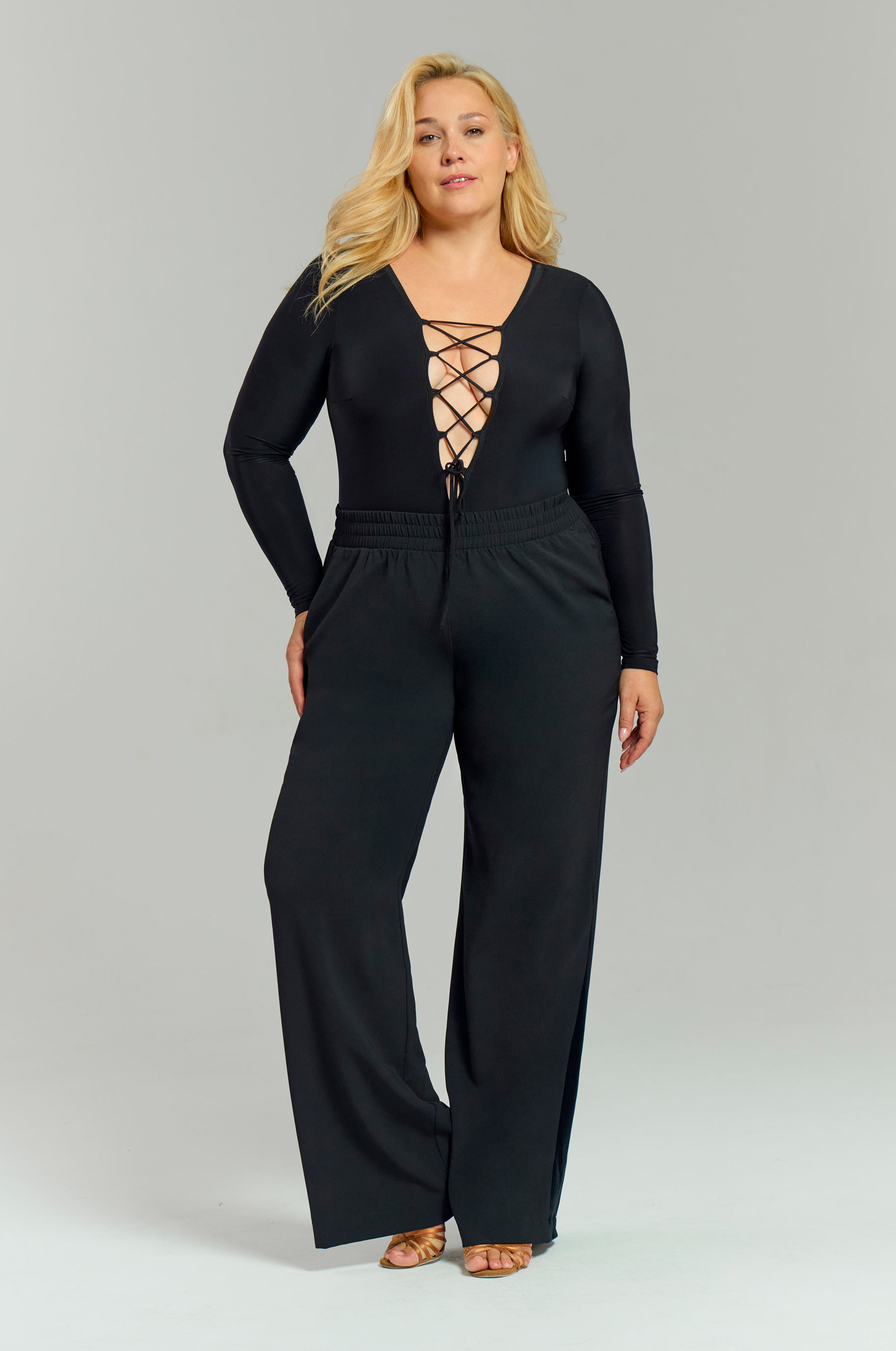 Брюки Empire для бальных танцев, цвет Черный 