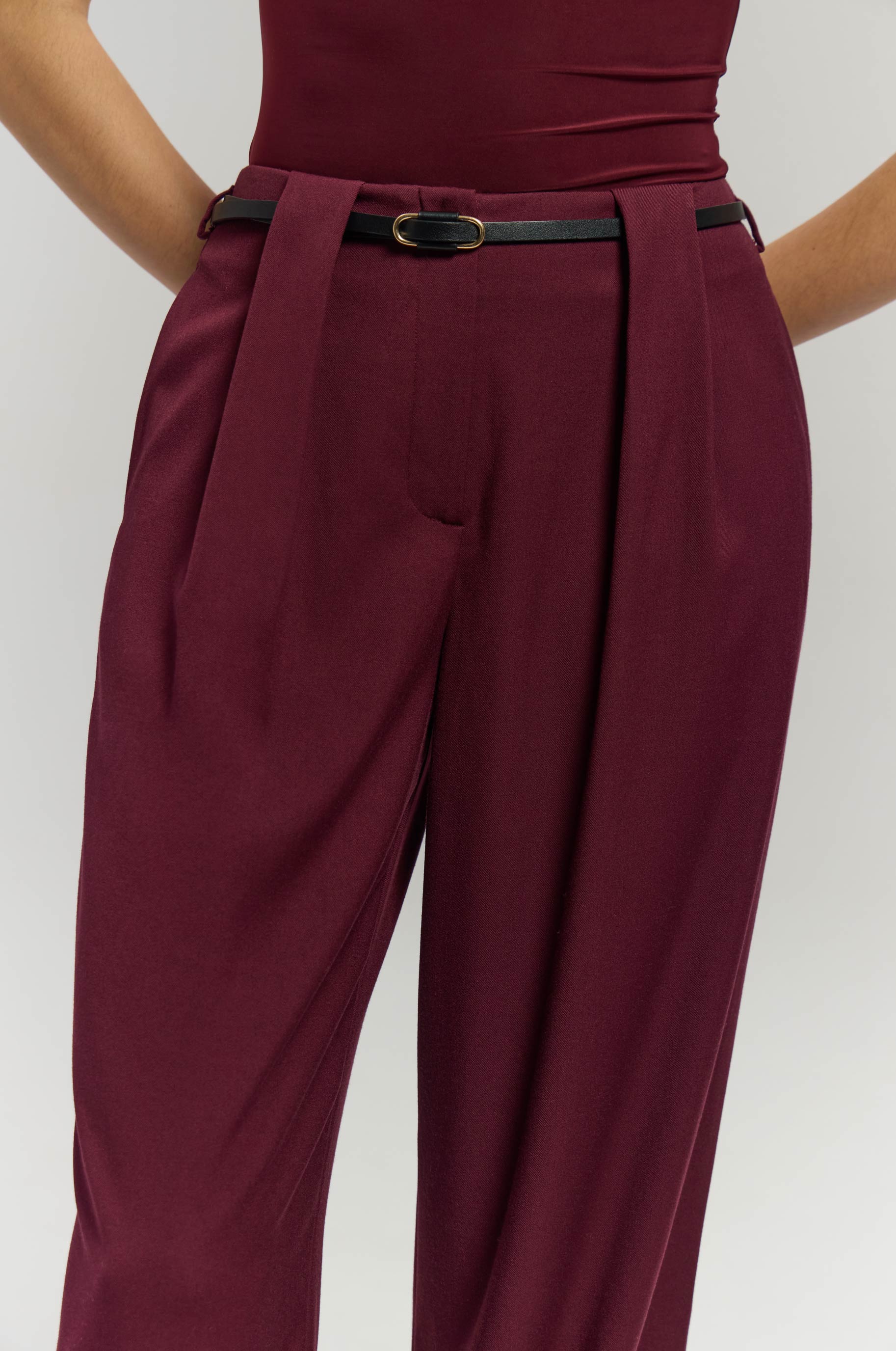 Брюки Fierce Burgund для бальных танцев, цвет Бордовый 