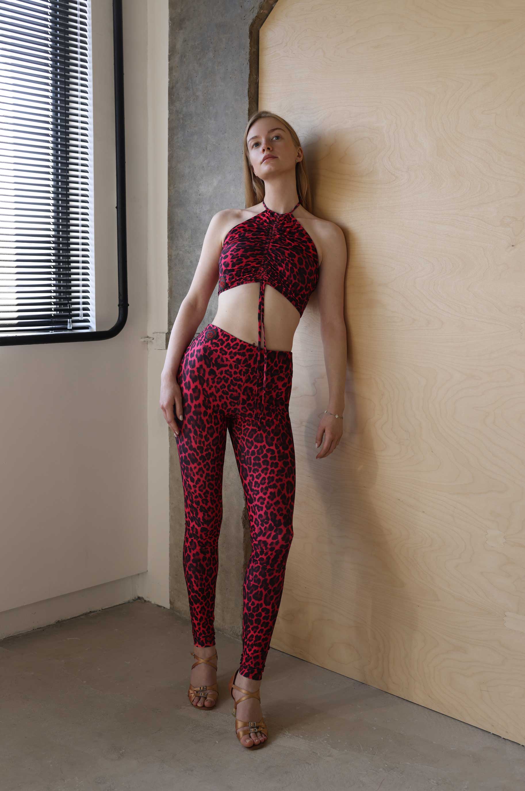 Леггинсы Shapes Berry Leo для бальных танцев, цвет Леопардовый 