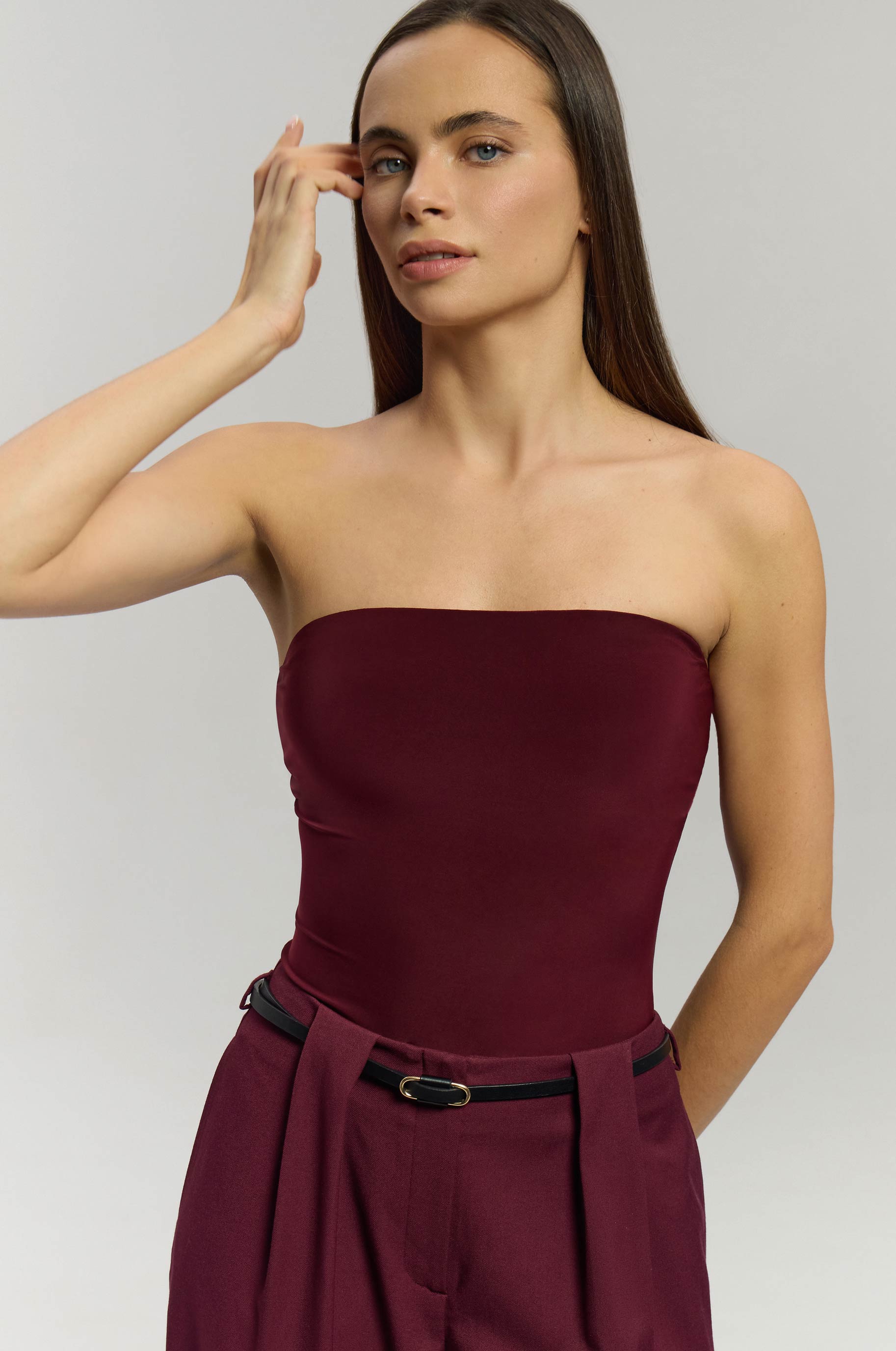 Брюки Fierce Burgund для бальных танцев, цвет Бордовый 