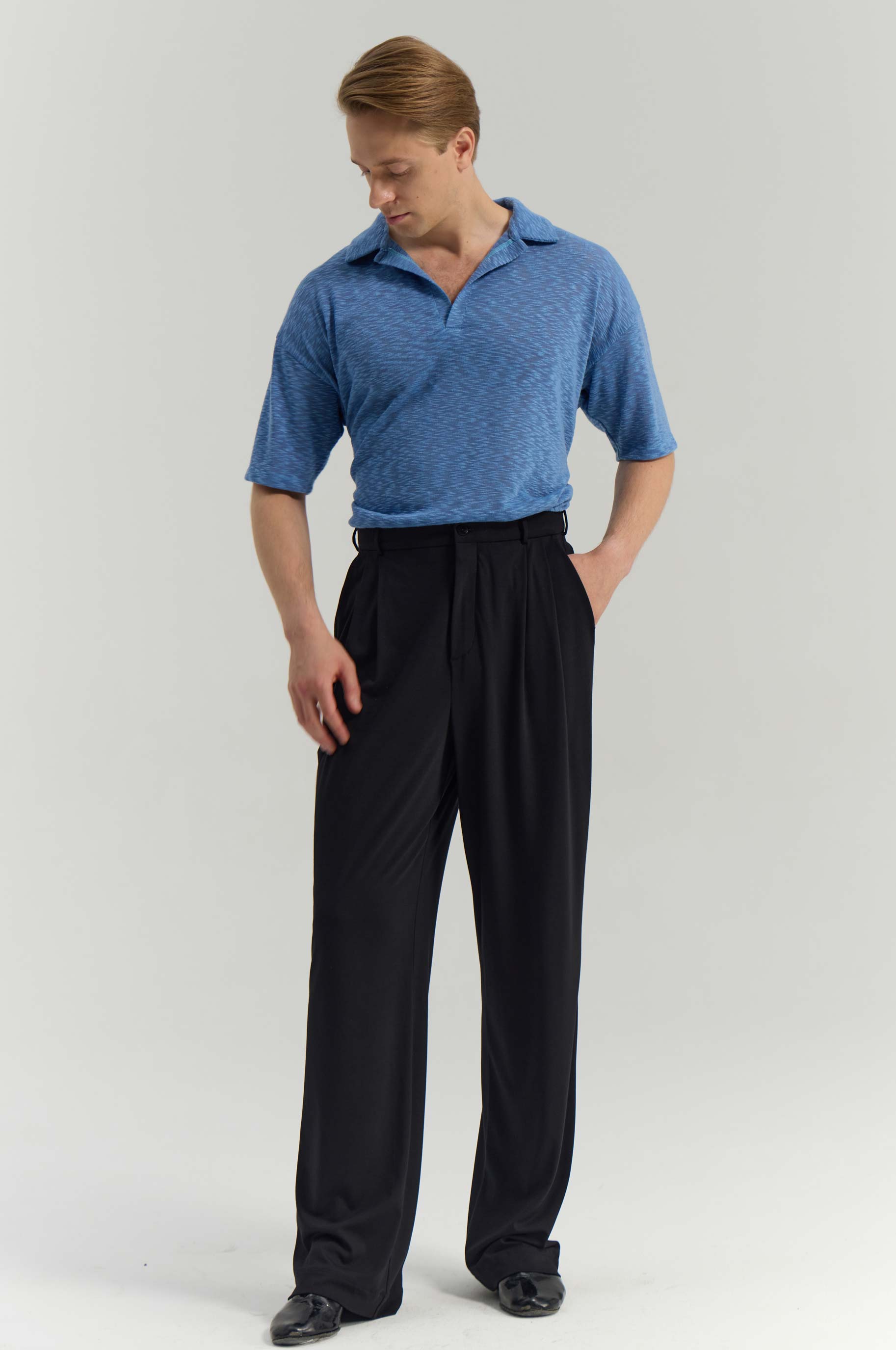 T-shirt Piquant Blue