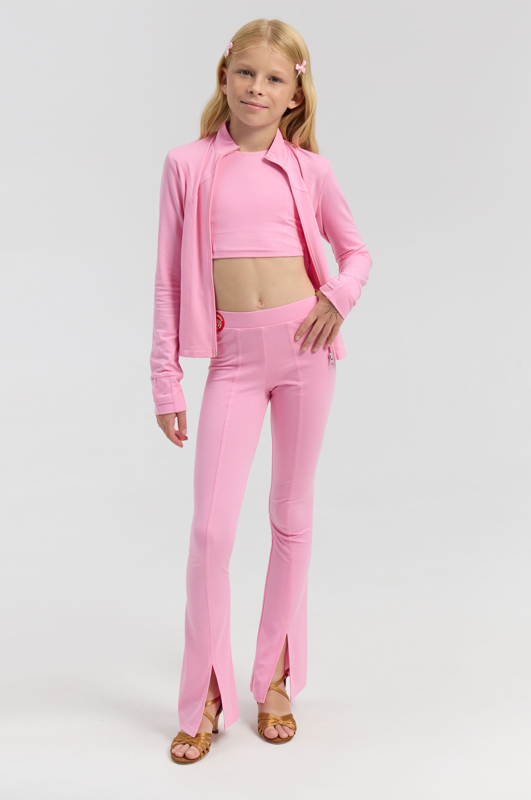 Кофта Crowd Pink Kid для бальных танцев, цвет Розовый 