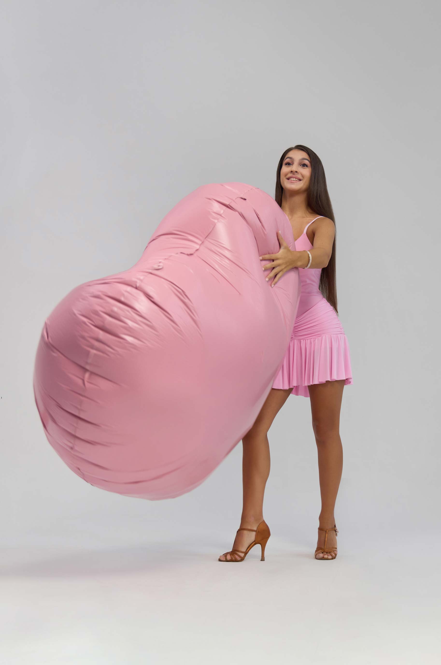 Боди Luminosa Pink для бальных танцев, цвет Розовый 