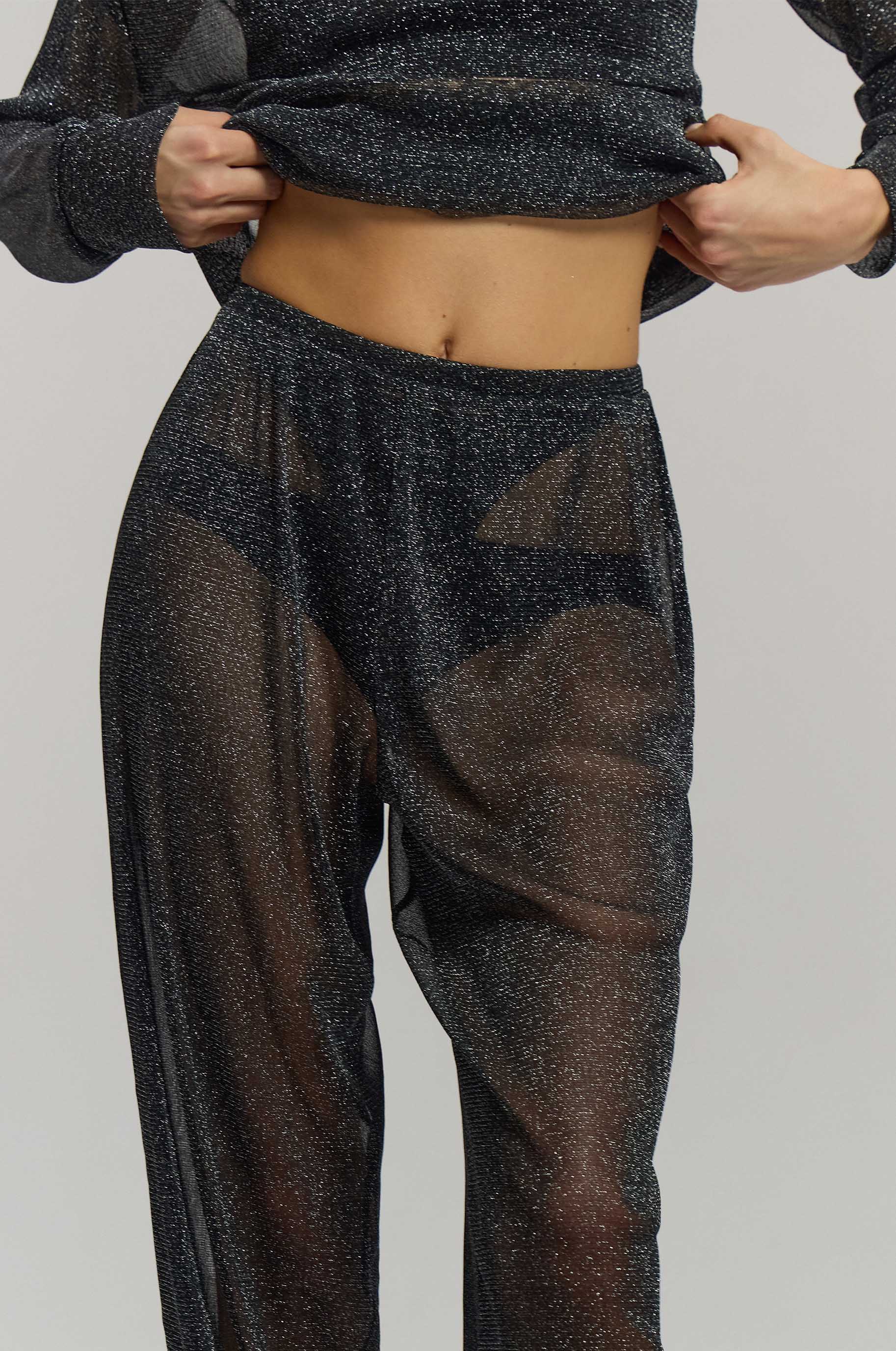 Брюки Gleaming для бальных танцев, цвет Черный 