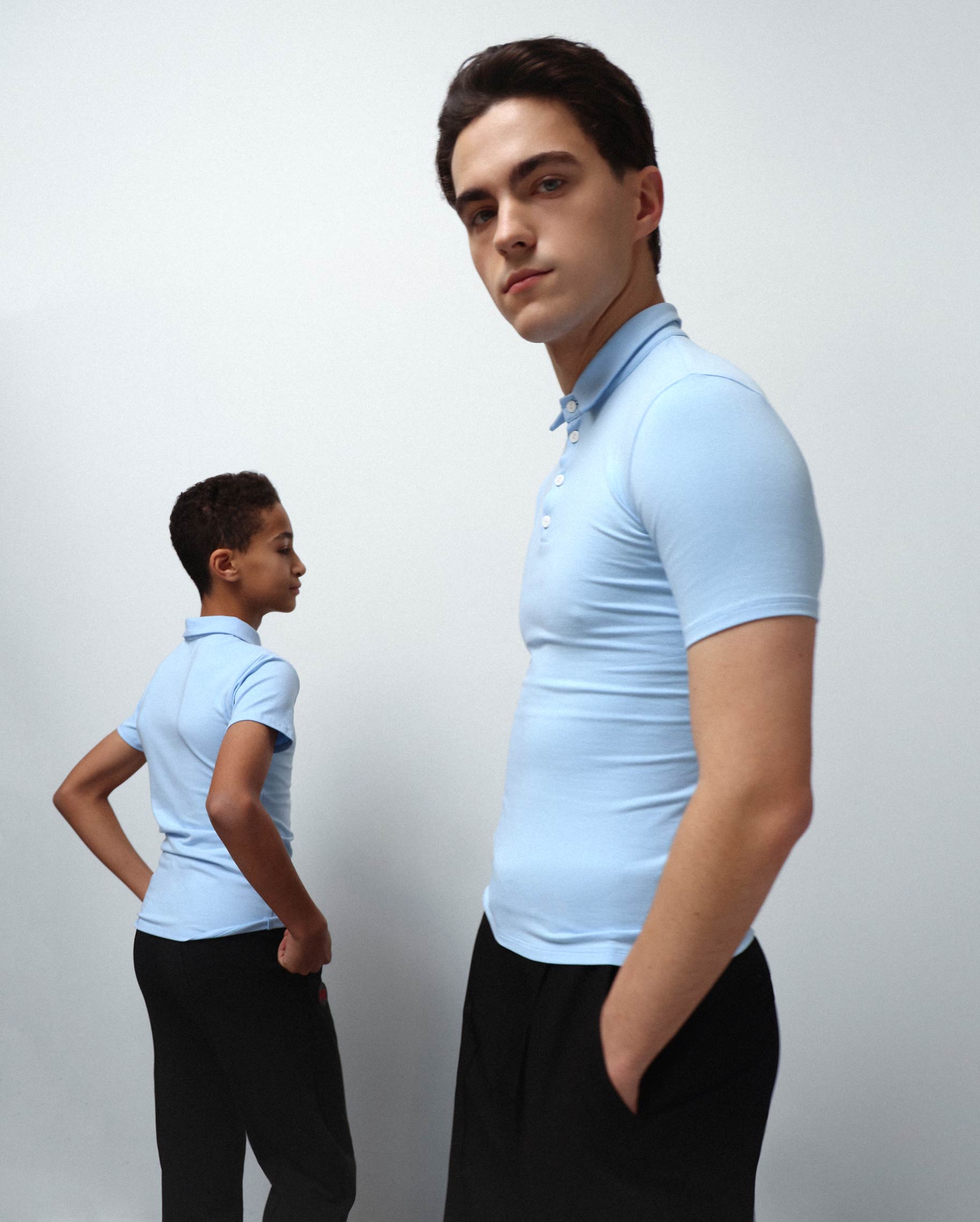 T-Shirt Polo Blue Kid