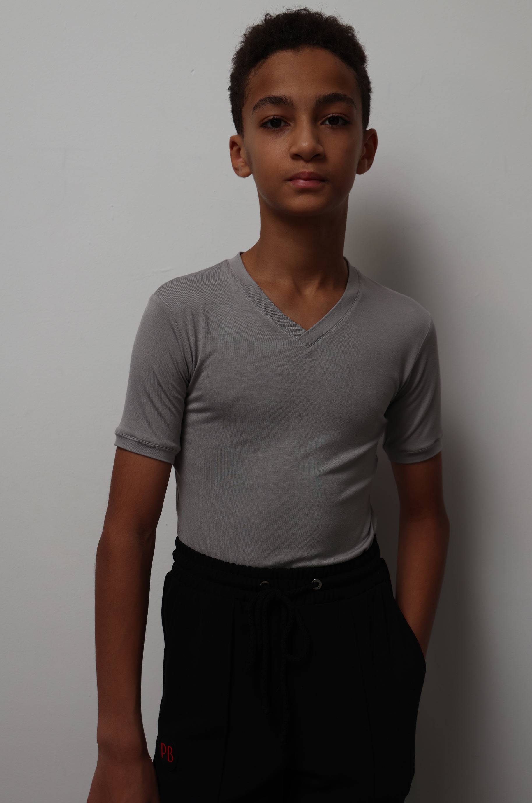 Футболка Opal kid для бальных танцев, цвет Серый 