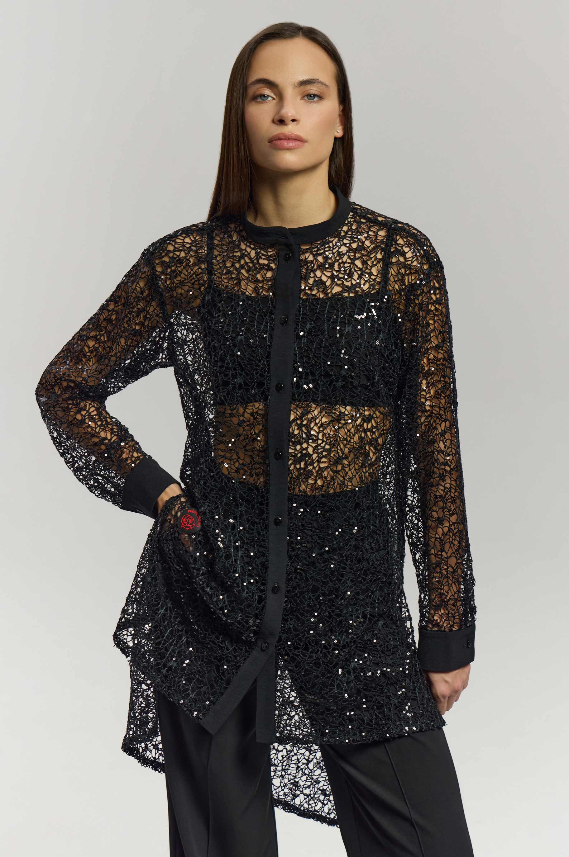 Рубашка Zesty для бальных танцев, цвет Черный 