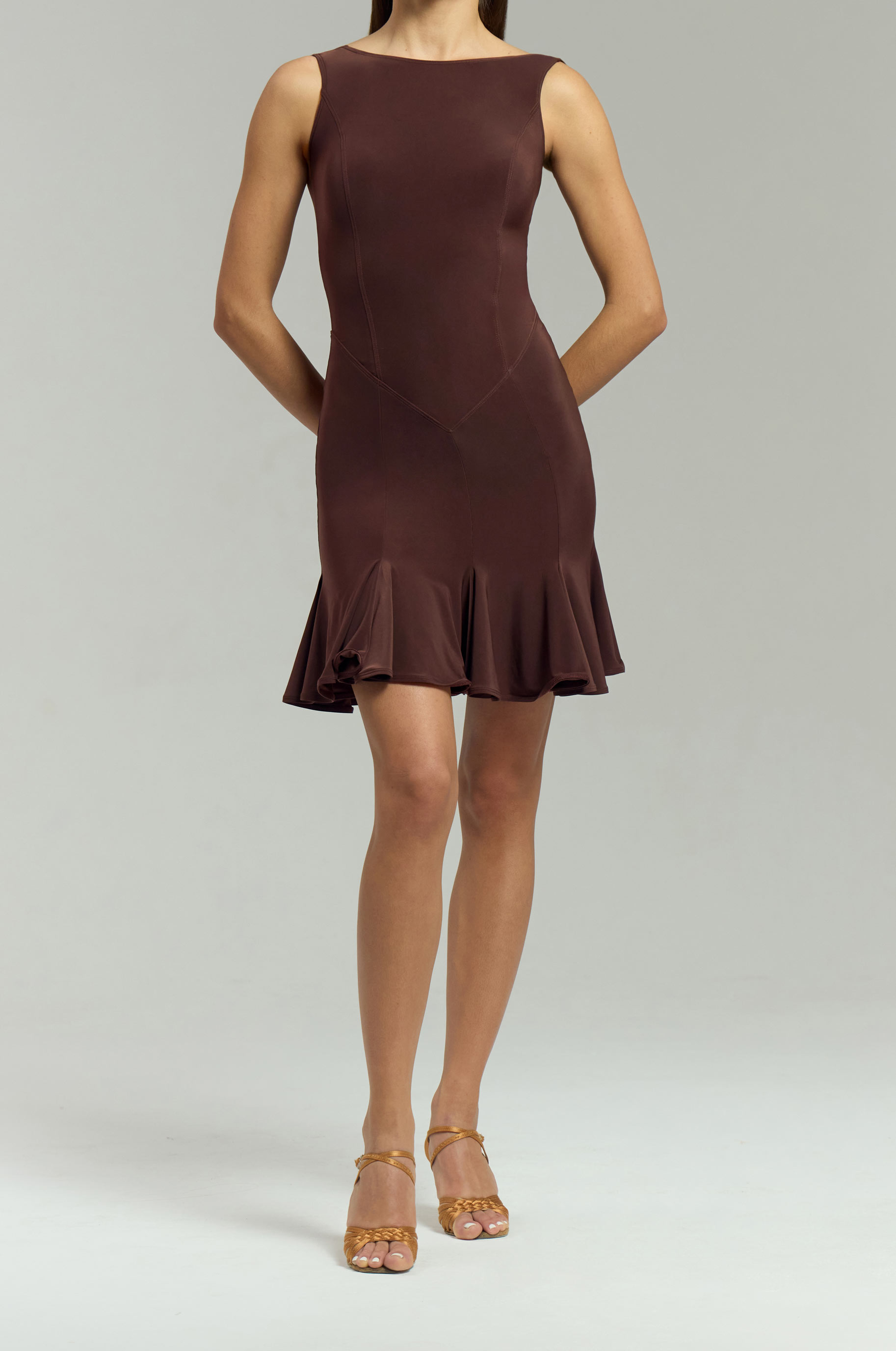 Платье Storylines для бальных танцев, цвет Шоколадный 