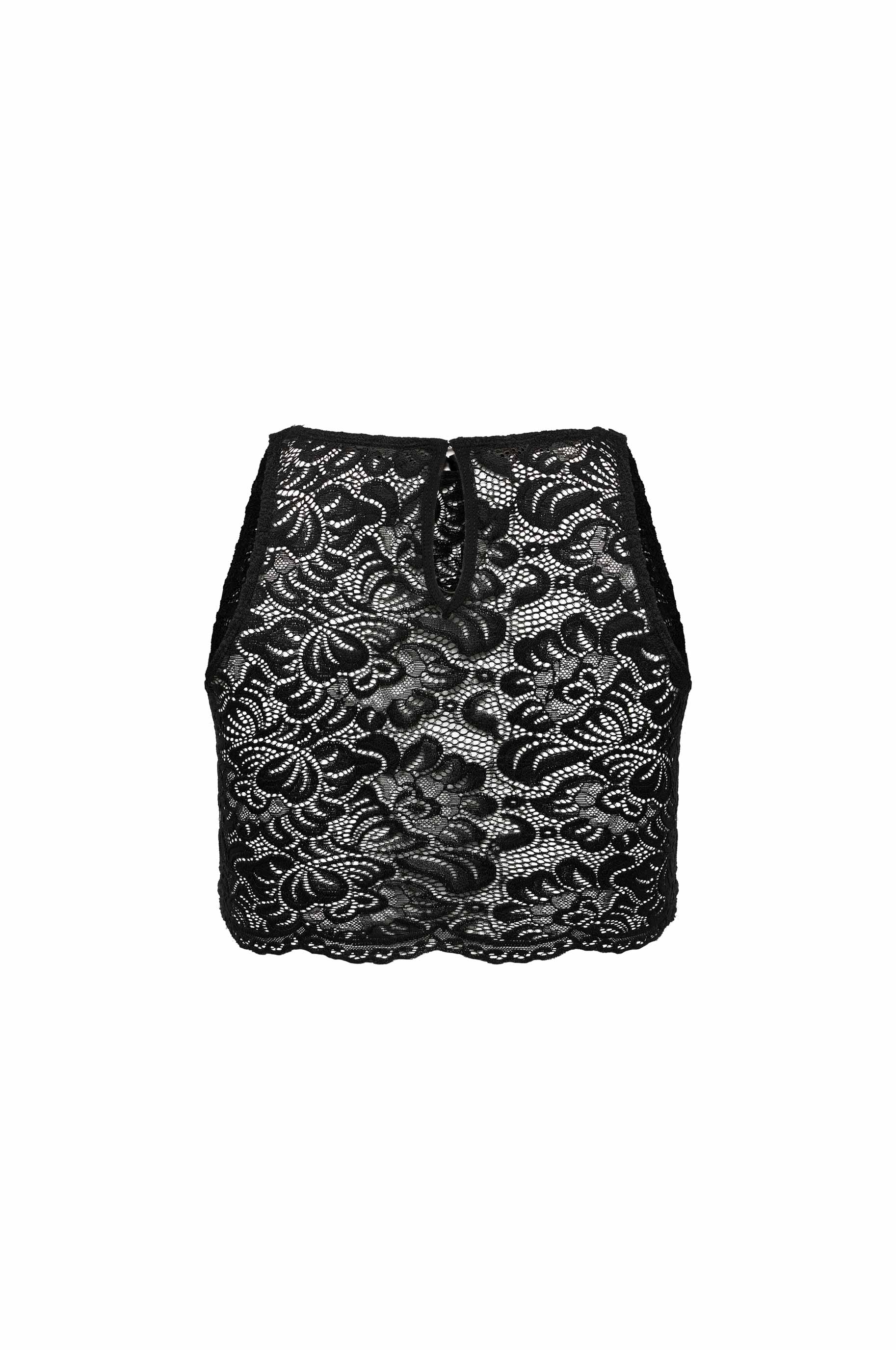 Топ Lace для бальных танцев, цвет Черный 