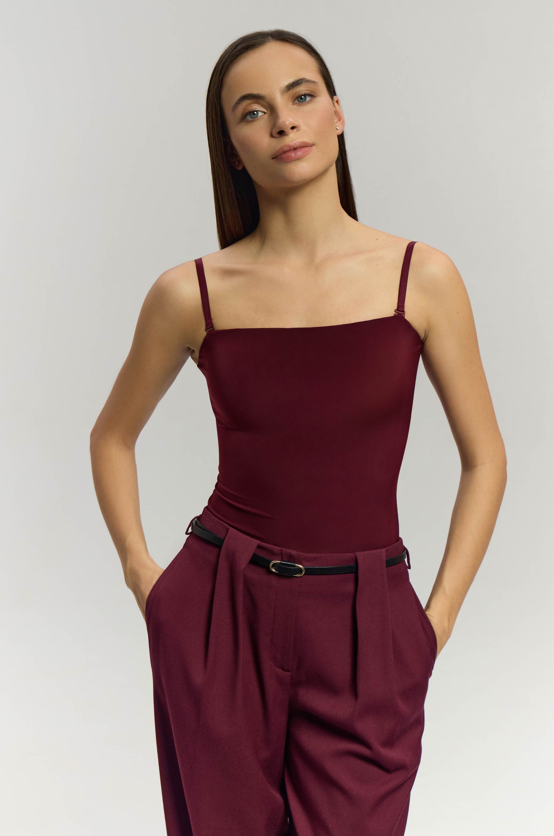 Брюки Fierce Burgund для бальных танцев, цвет Бордовый 