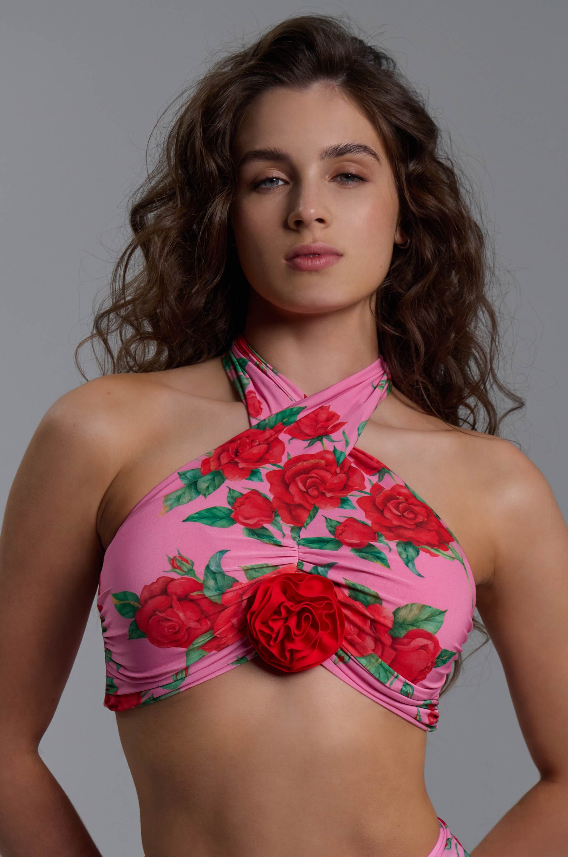 Роза красная маленькая для бальных танцев, цвет Красный 