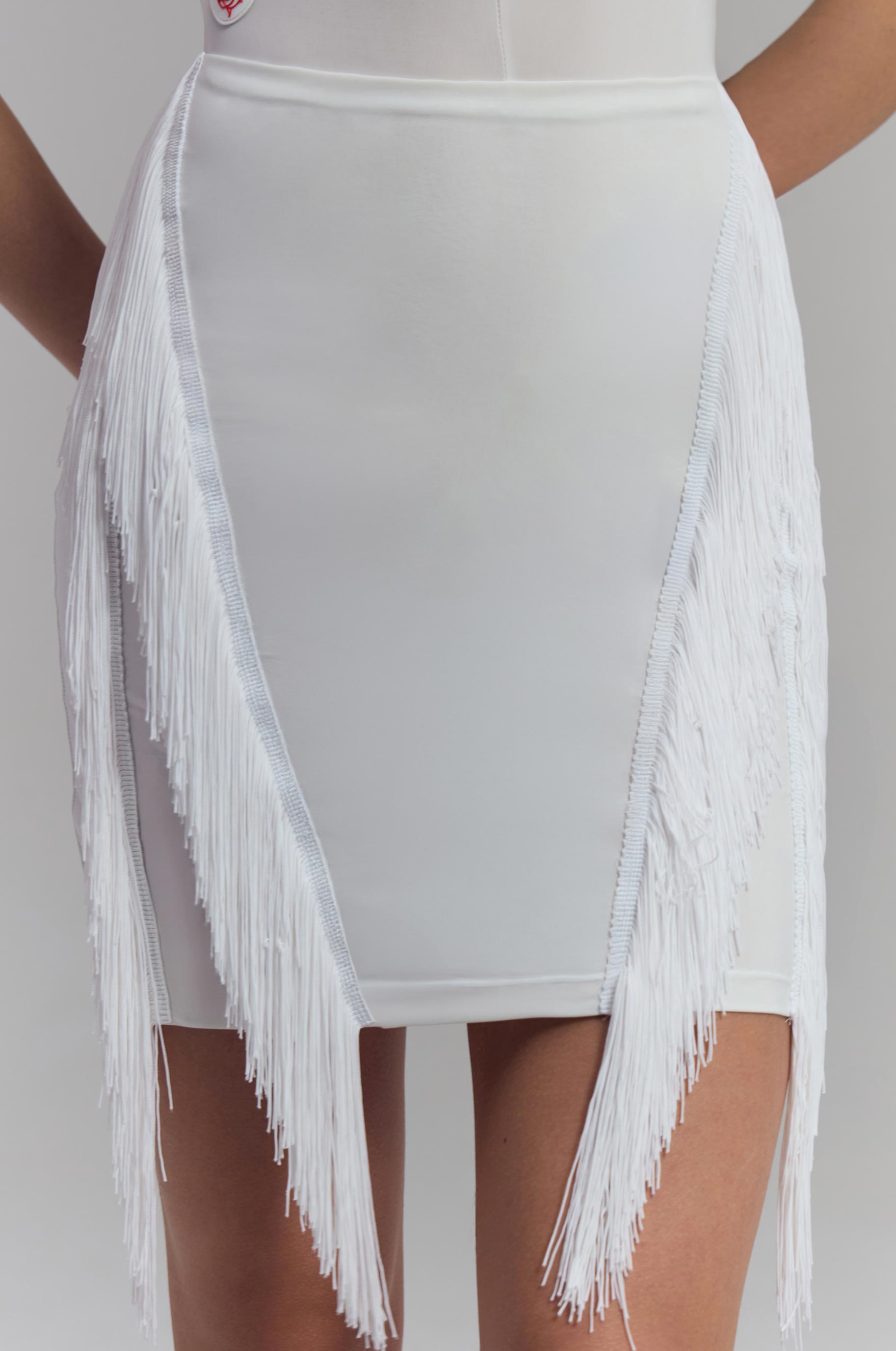 Платье Flair White для бальных танцев, цвет Белый 