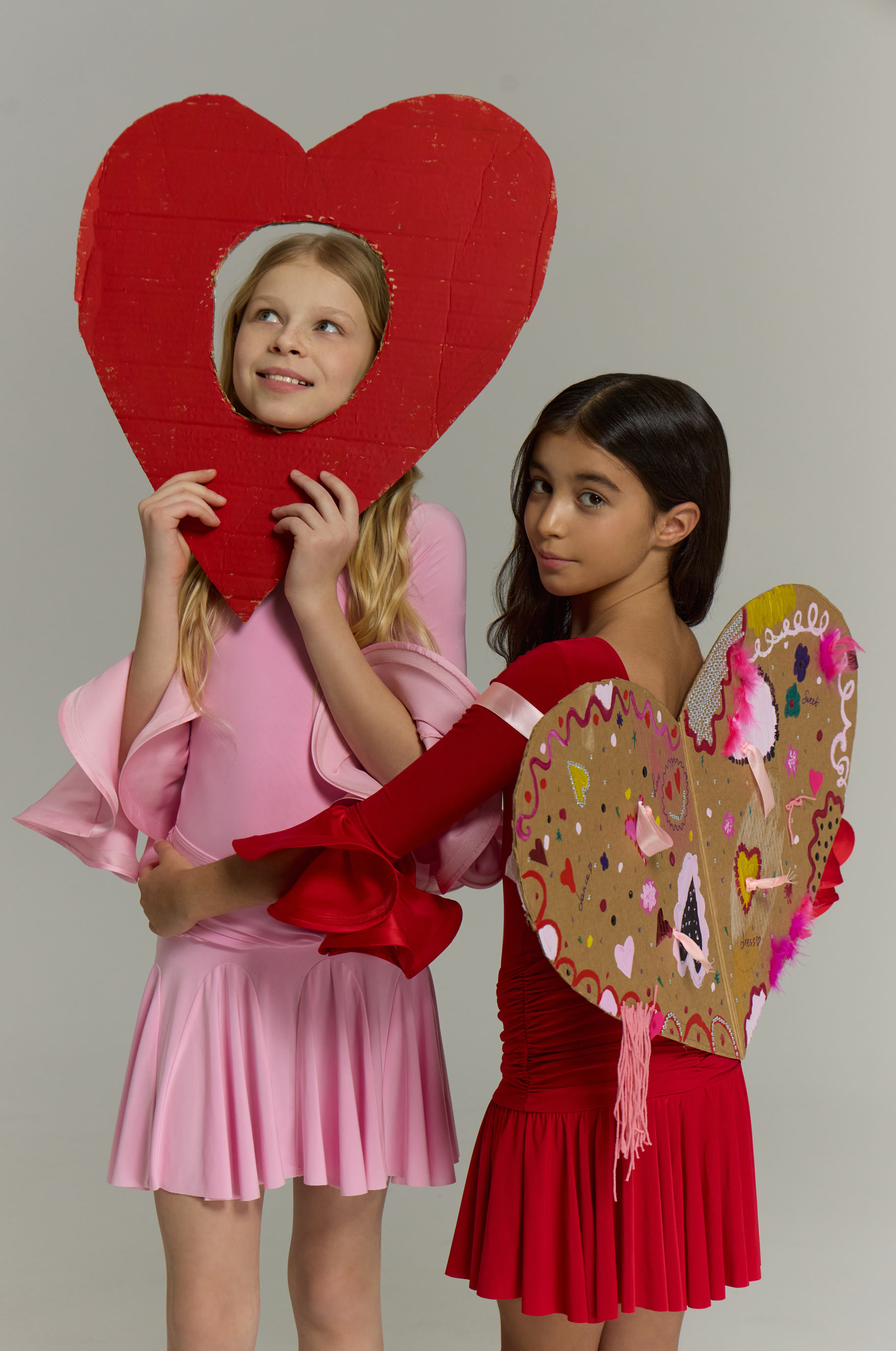 Боди Mix Red Kid для бальных танцев, цвет Красный 