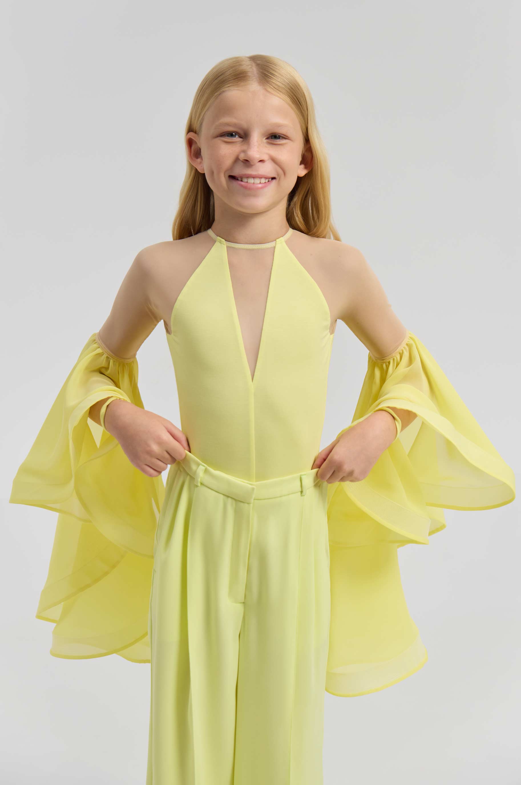 Брюки Master Canary Kid для бальных танцев, цвет Желтый 
