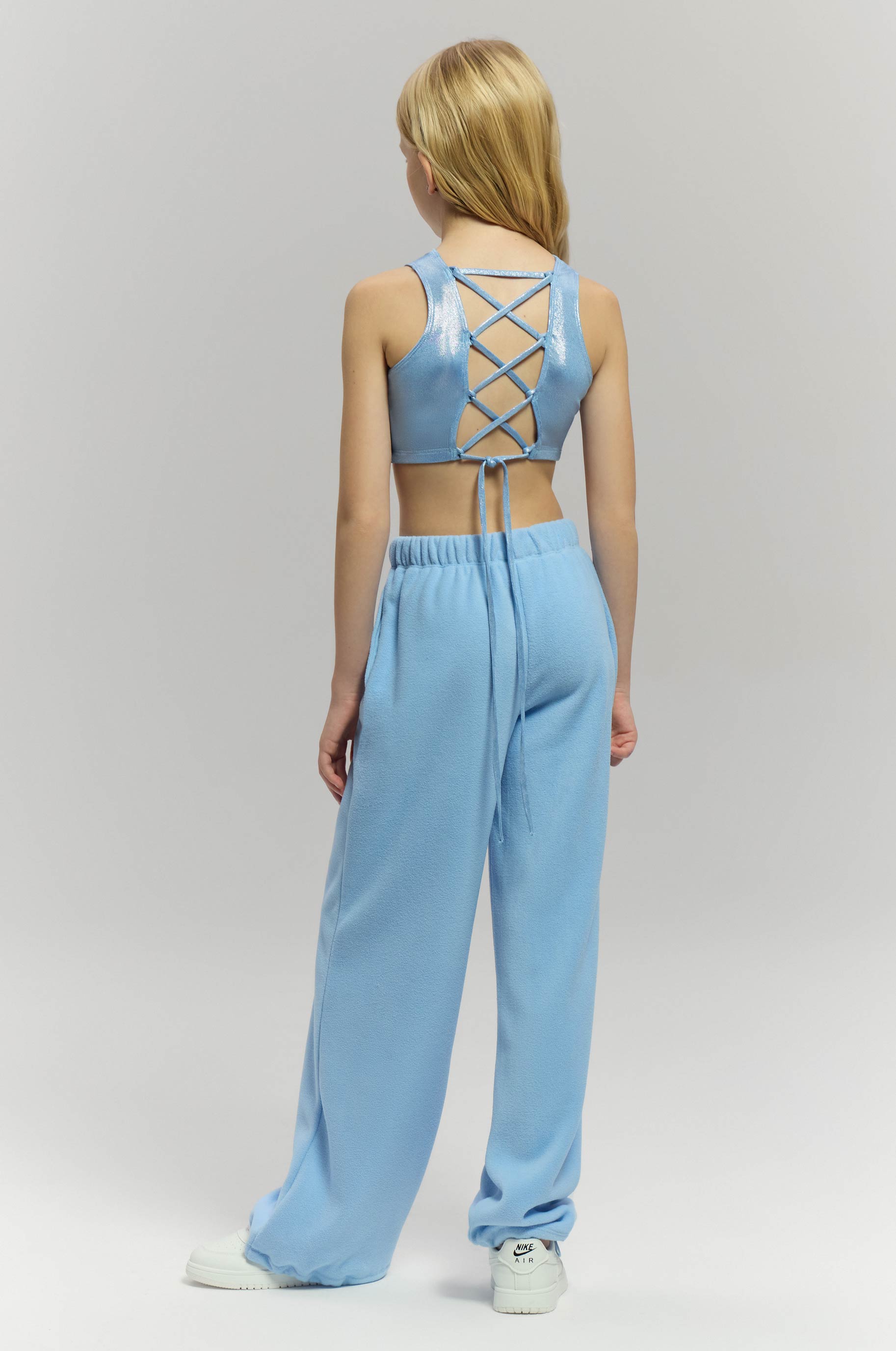 Брюки Plush Kid для бальных танцев, цвет Синий 