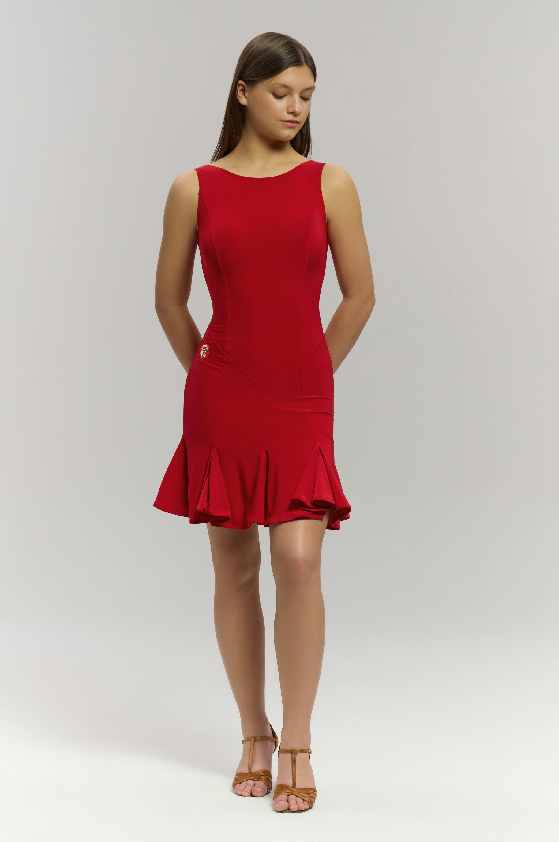 Платье Storylines Red для бальных танцев, цвет Красный 