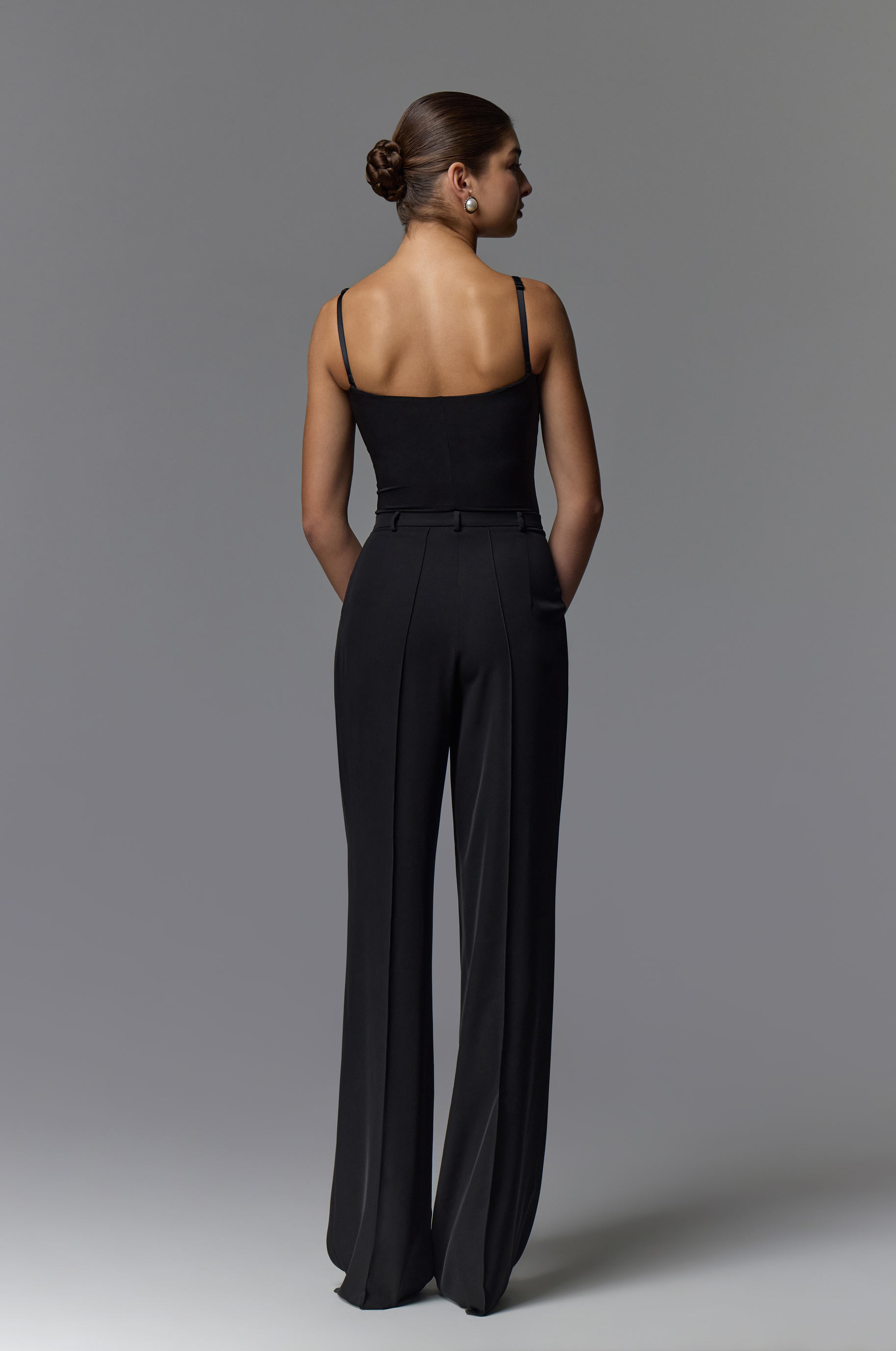 Боди Вибрант Блэк для бальных танцев, цвет Черный 