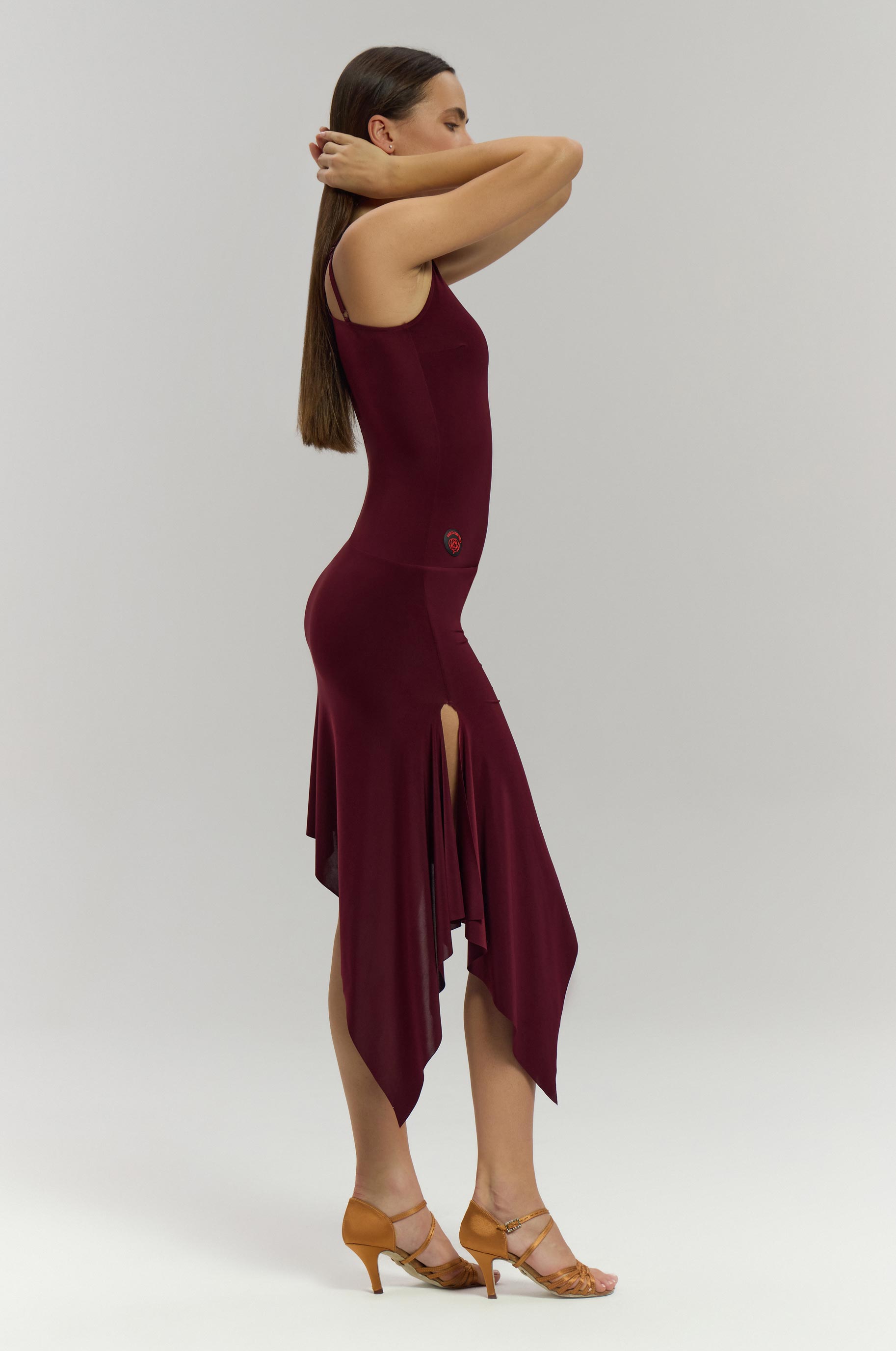 Платье Wild Burgund для бальных танцев, цвет Бордовый 