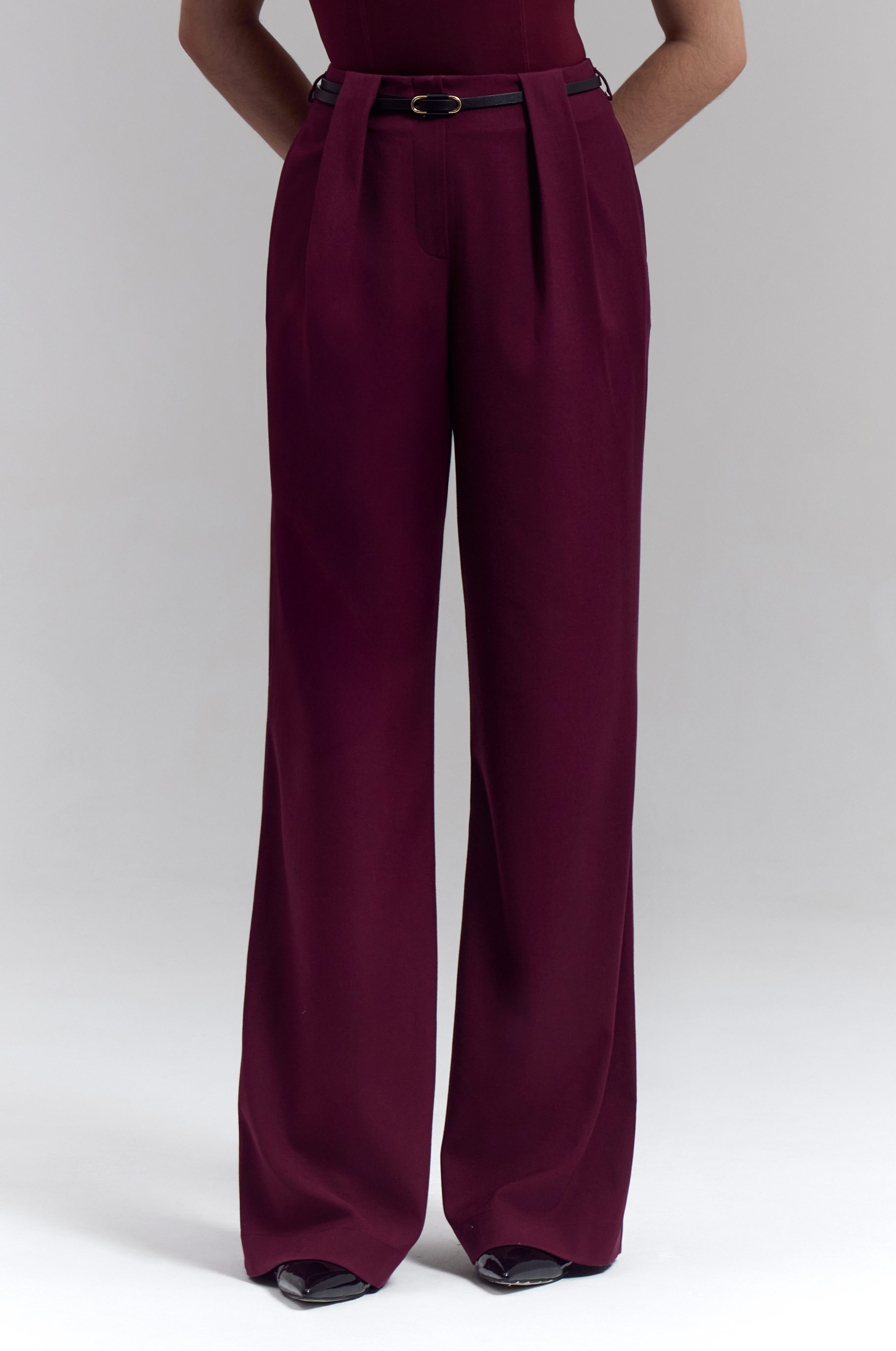 Брюки Fierce Burgund для бальных танцев, цвет Красный 