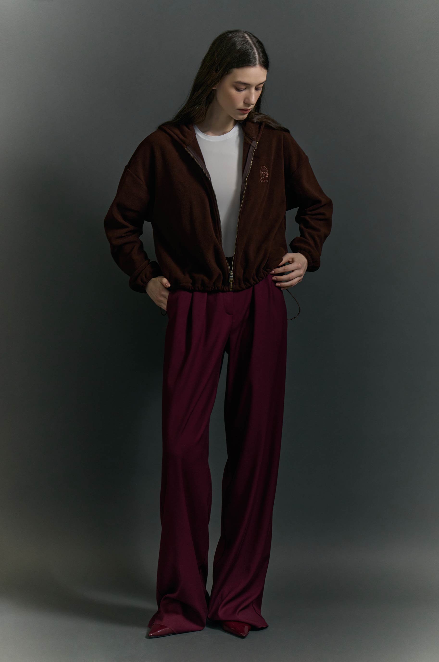 Куртка "1:0 в твою пользу" для бальных танцев, цвет Коричневый 