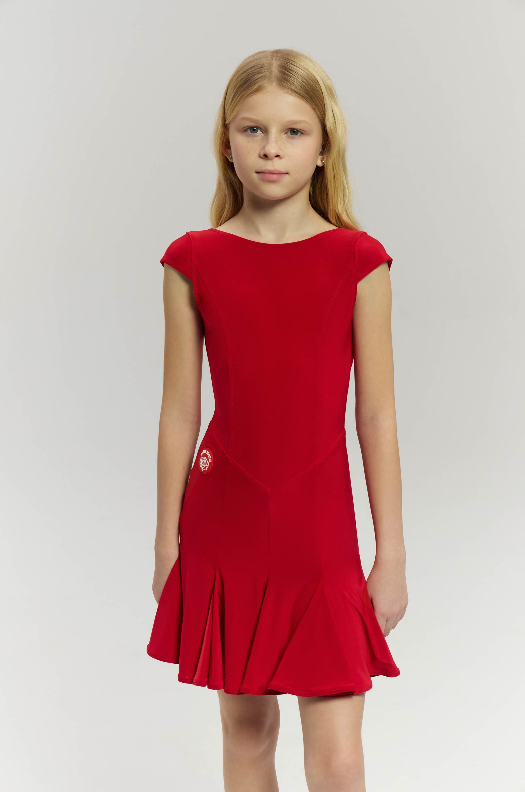 Платье Storylines Red Kid для бальных танцев, цвет Красный 