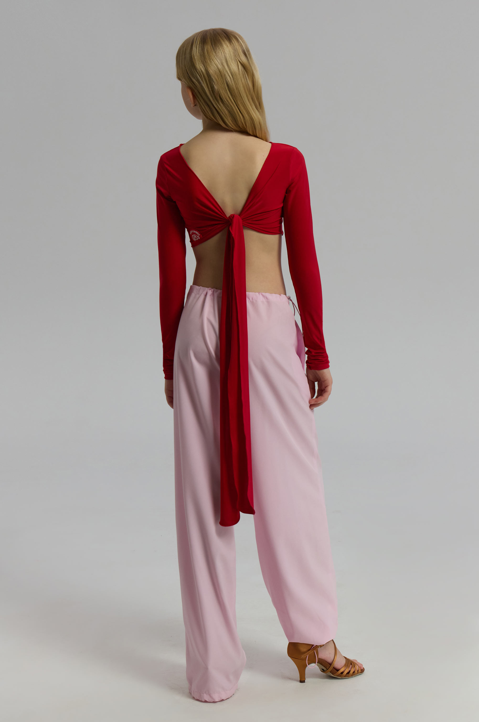 Топ Lovingly Red Kid для бальных танцев, цвет Красный 